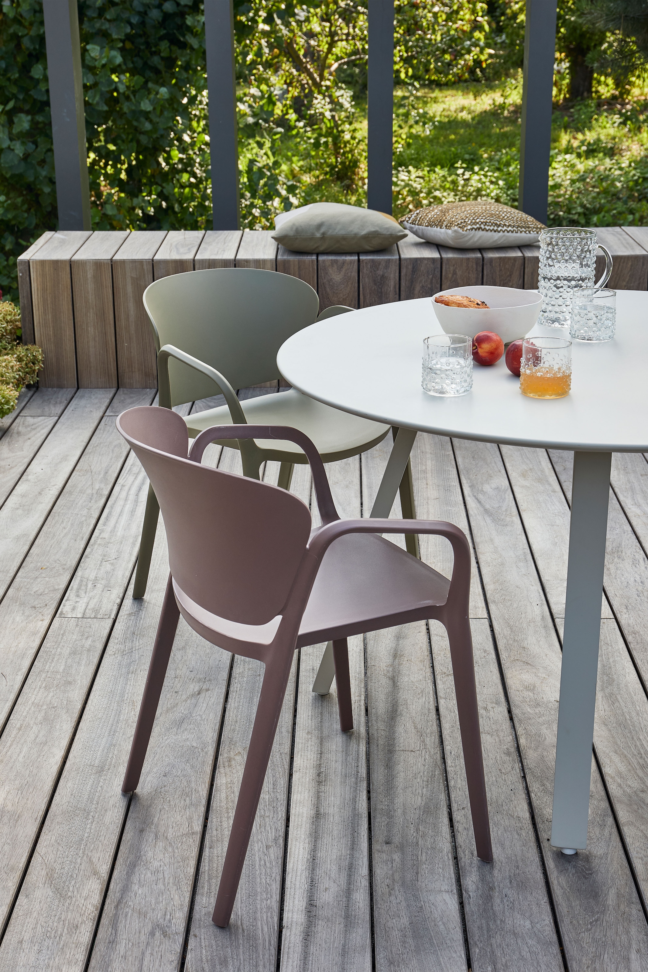 WOOOD Gartentisch »Auke Tisch Esstisch Durchmesser 120 cm«