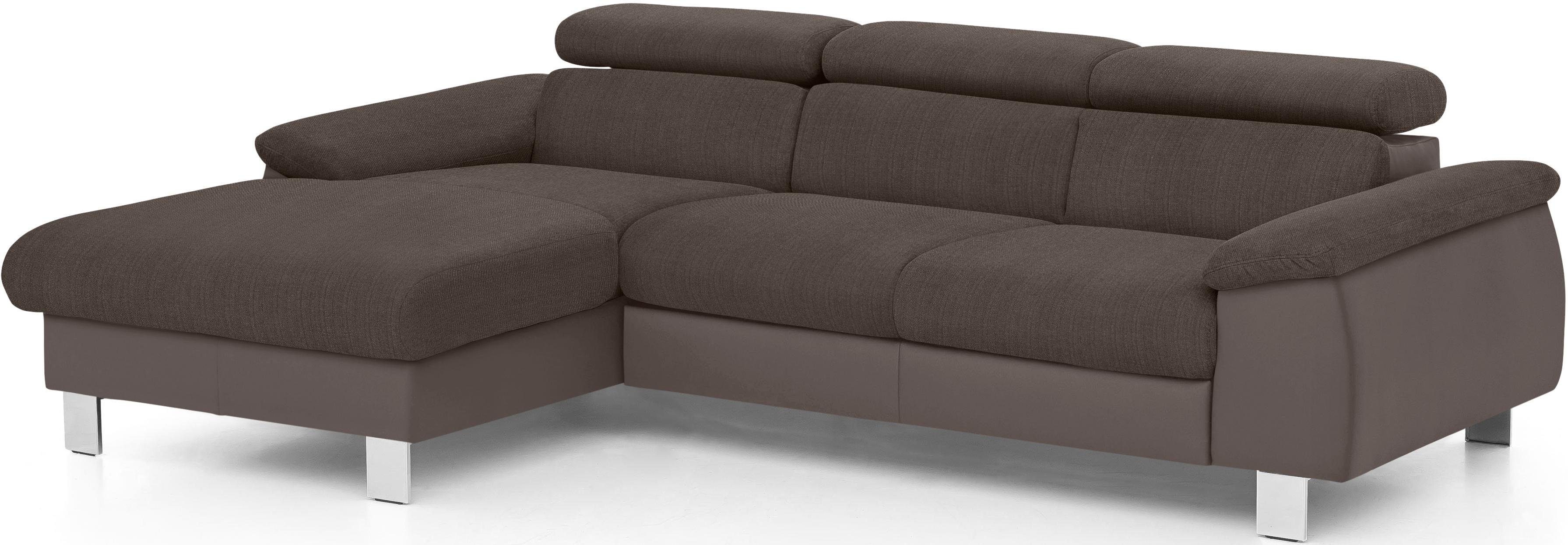 COTTA Polstergarnitur »Komaris L-Form, B: 242 bzw. 100 cm (Set: Ecksofa & H günstig online kaufen