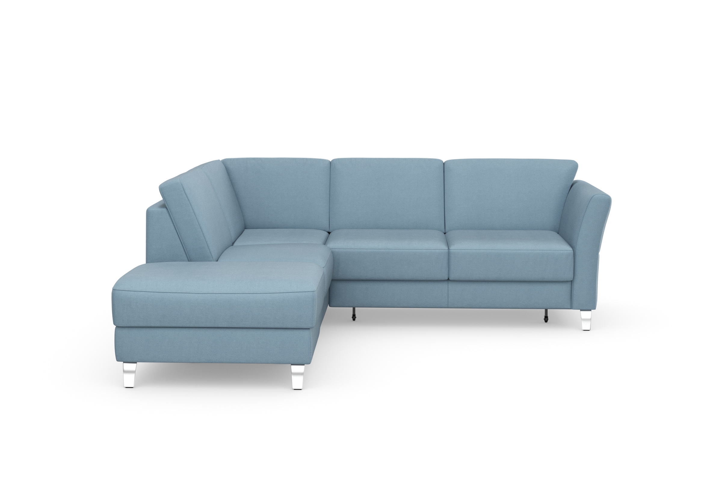 sit&more Ecksofa »Visby L-Form«, Wahlweise mit Bettfunktion und Stauraum, f günstig online kaufen