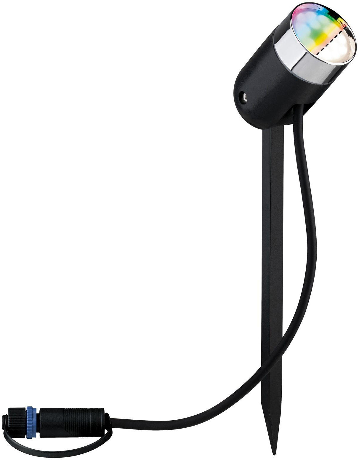 Paulmann LED Gartenstrahler »Plug & Shine«, 3 flammig, Leuchtmittel LED-Modul | LED fest integriert, LED-Modul, RGBW