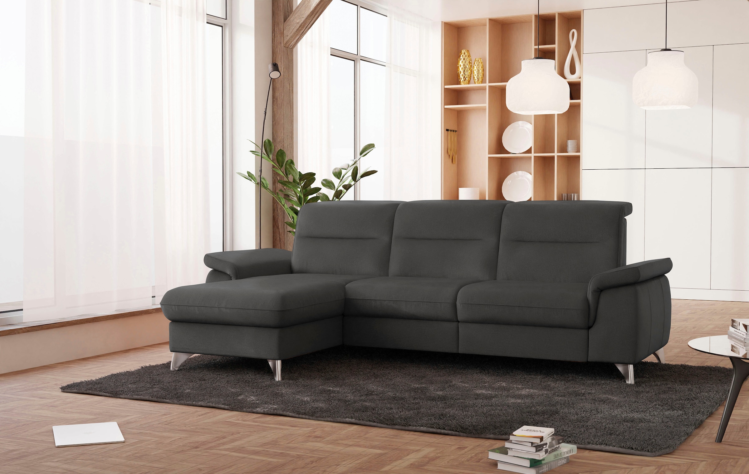 sit&more Ecksofa "Astoria L-Form", wahlweise mit motorischer Relaxfunktion günstig online kaufen