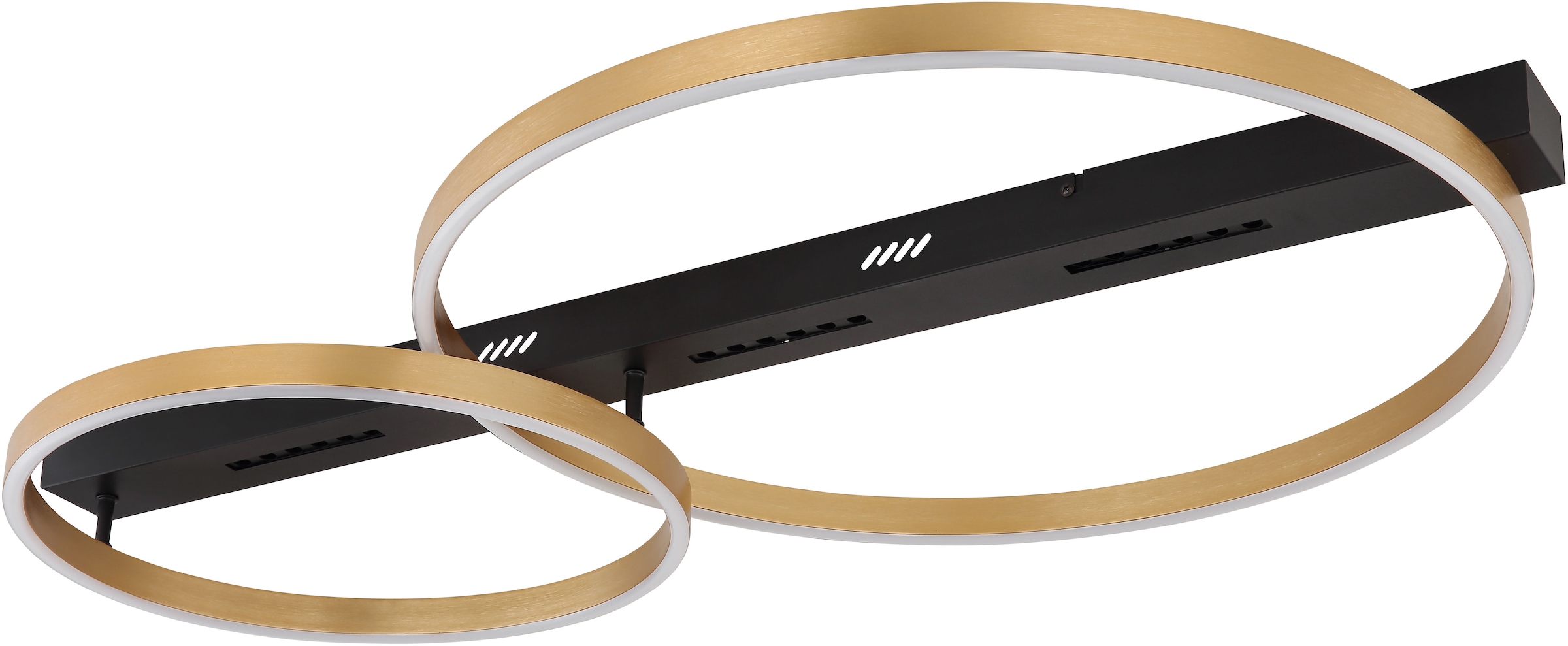 GLOBO LIGHTING LED Deckenleuchte »LUFFY« LED-Modul 1 Stk. Warmweiß Deckenlampe/LxBxH: 930x585x102mm/Wohnzimmer/Schlafzimmer/modern