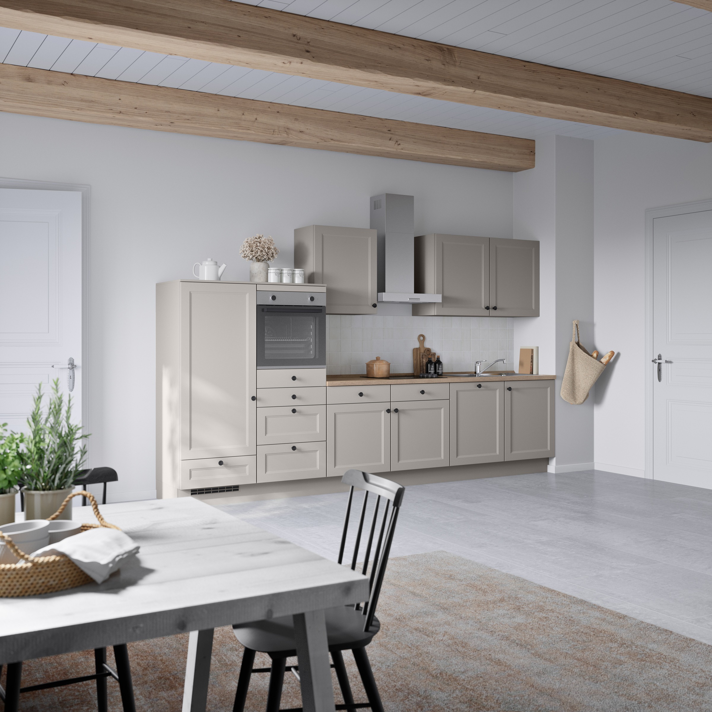 nobilia® Küchenzeile »"Cascada I"«, vormontiert, Ausrichtung wählbar, Breite 360 cm, wahlw. mit E-Geräten
