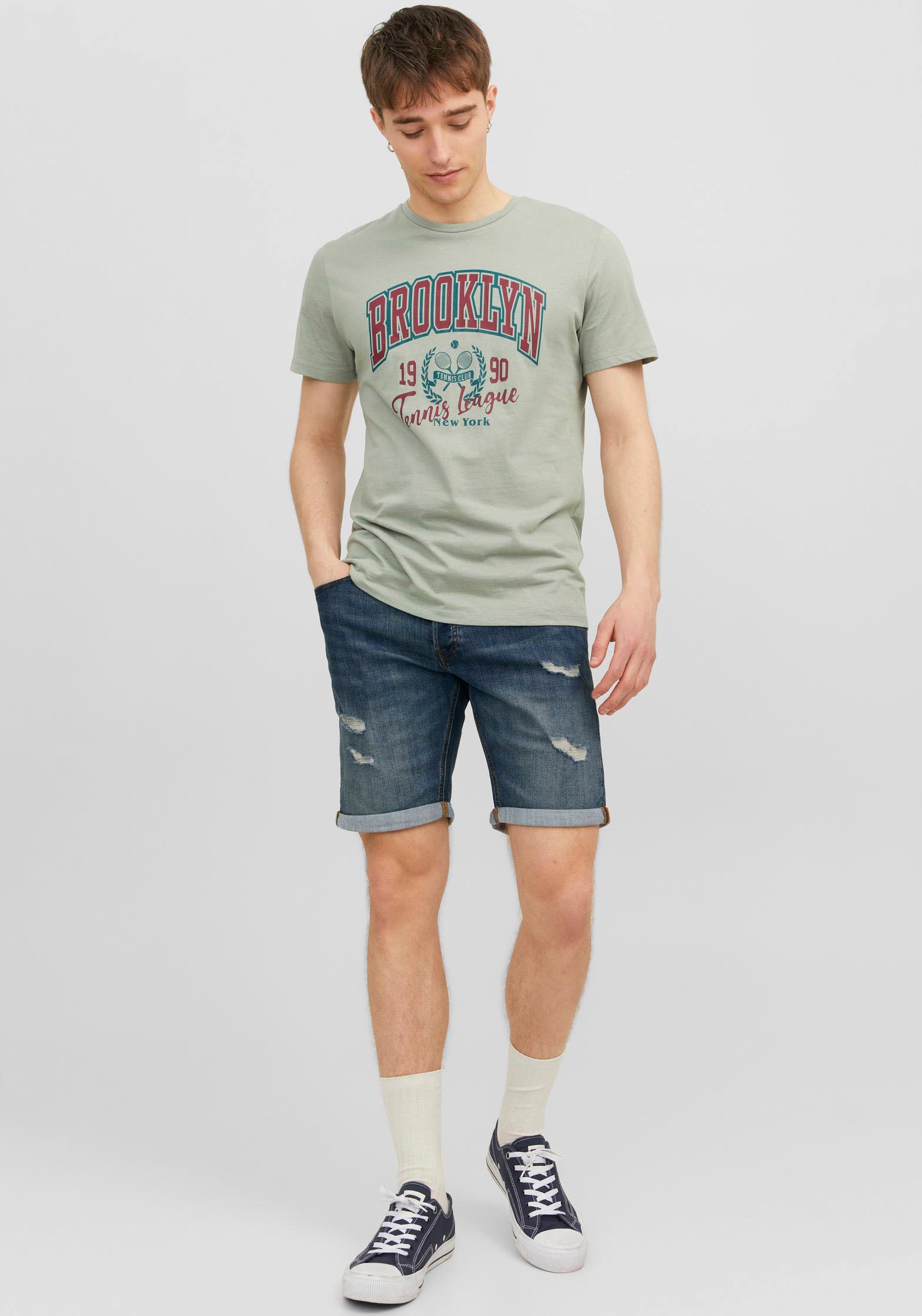 4. Bild von Jack & Jones Jeansshorts »JJIRICK JJORIGINAL SHORTS«