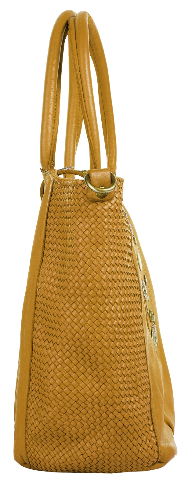 forty° Henkeltasche, echt Leder, Made in Italy