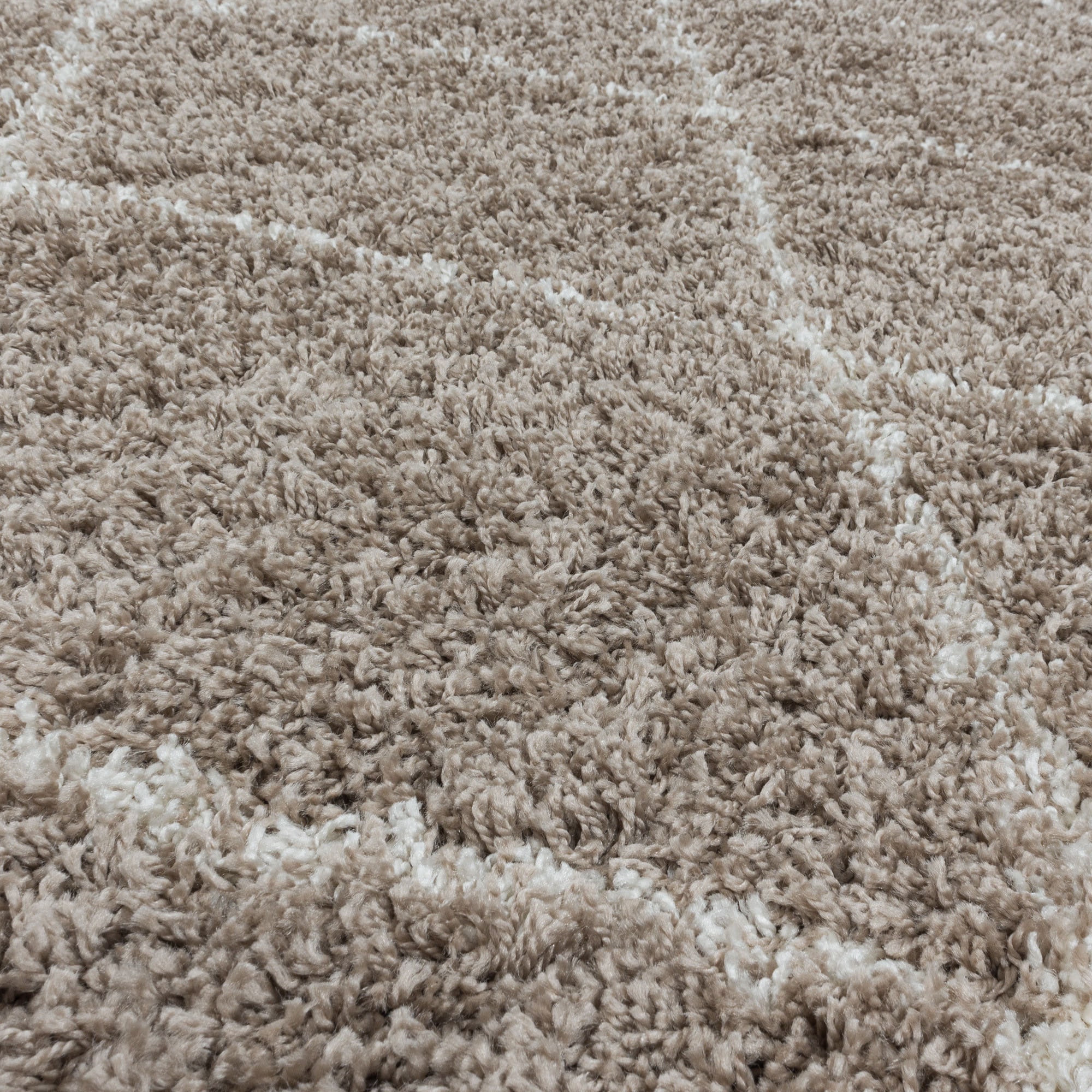 Ayyildiz Teppiche Hochflor-Teppich »ALVOR 3401«, rund, 50 mm Höhe, Shaggy, Langflor, pflegeleicht, Wohnzimmer
