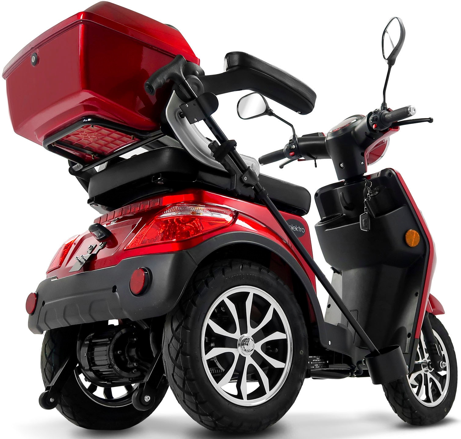 Rolektro Elektromobil »Rolektro E-Trike 15 V.3 Lithium«, (mit Topcase)