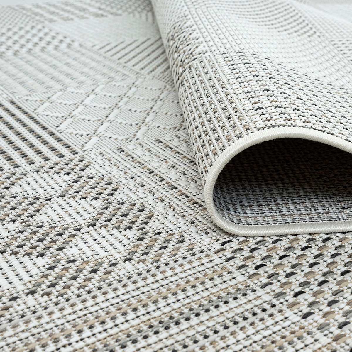 the carpet Teppich »Lagos«, rechteckig, 5 mm Höhe, moderner robuster In und Outdoor Teppich