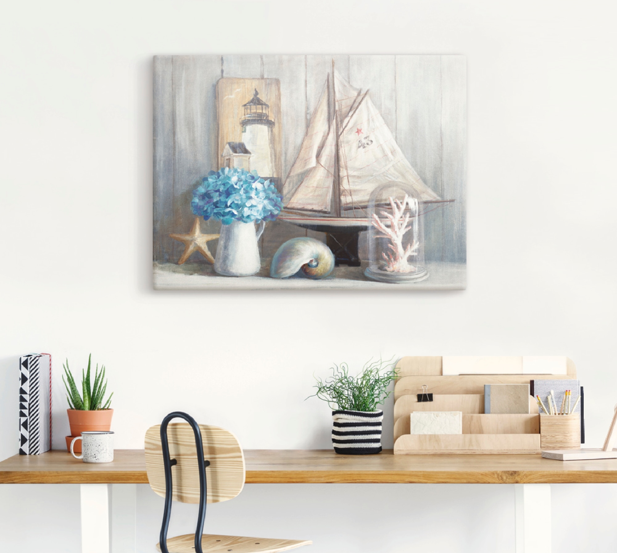 Artland Wandbild »Sommerhaus«, Arrangements, (1 St.), als Leinwandbild, Pos günstig online kaufen