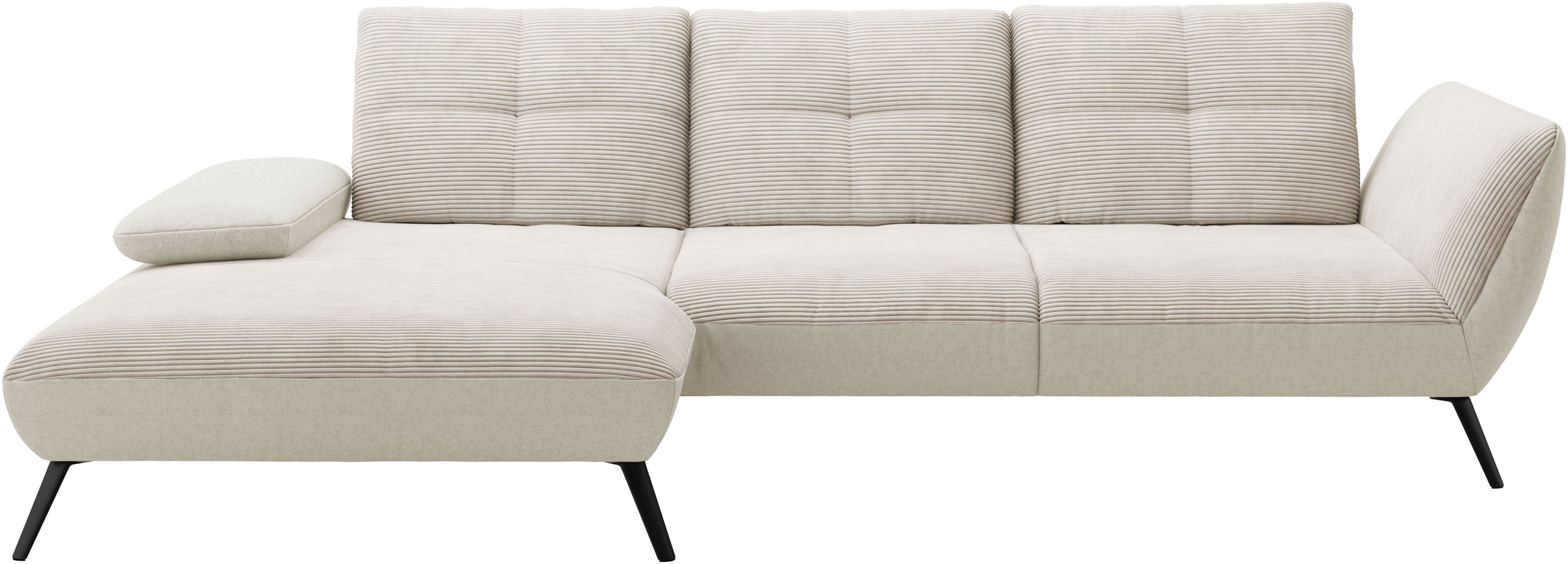 Places of Style Ecksofa »Mikado L-Form«, inkl. Sitztiefenverstellung und Ar günstig online kaufen