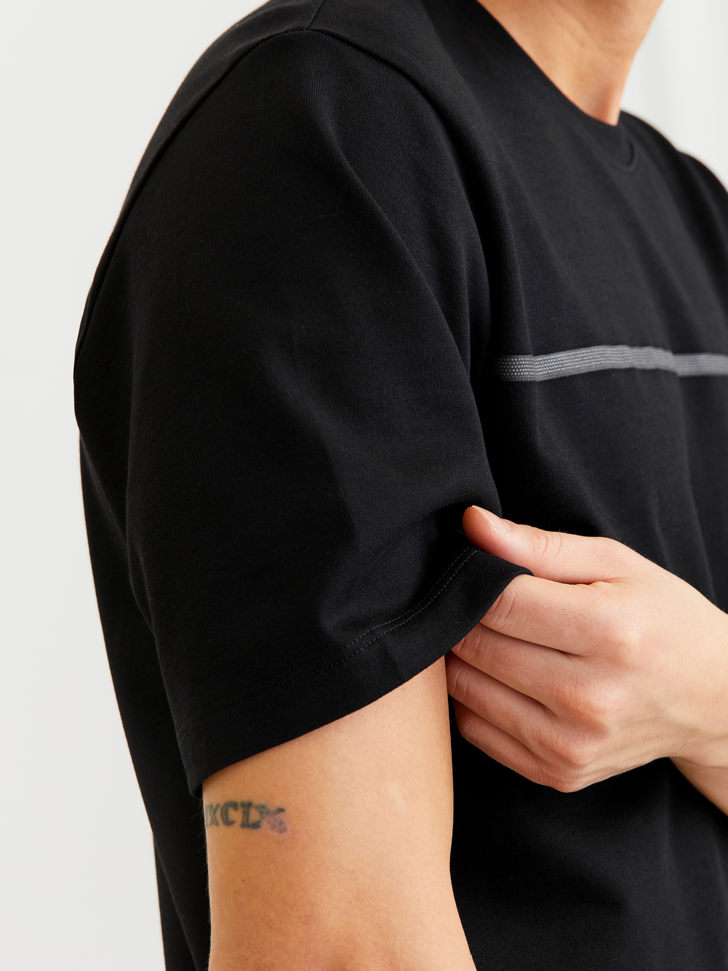Jack & Jones T-Shirt »JCOFUSION FULL BRANDING TEE SS CREW NOOS«