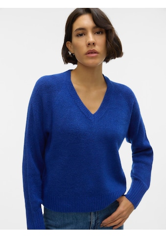 V-Ausschnitt-Pullover »VMELLYLEFILE LS V-NECK PULLOVER«