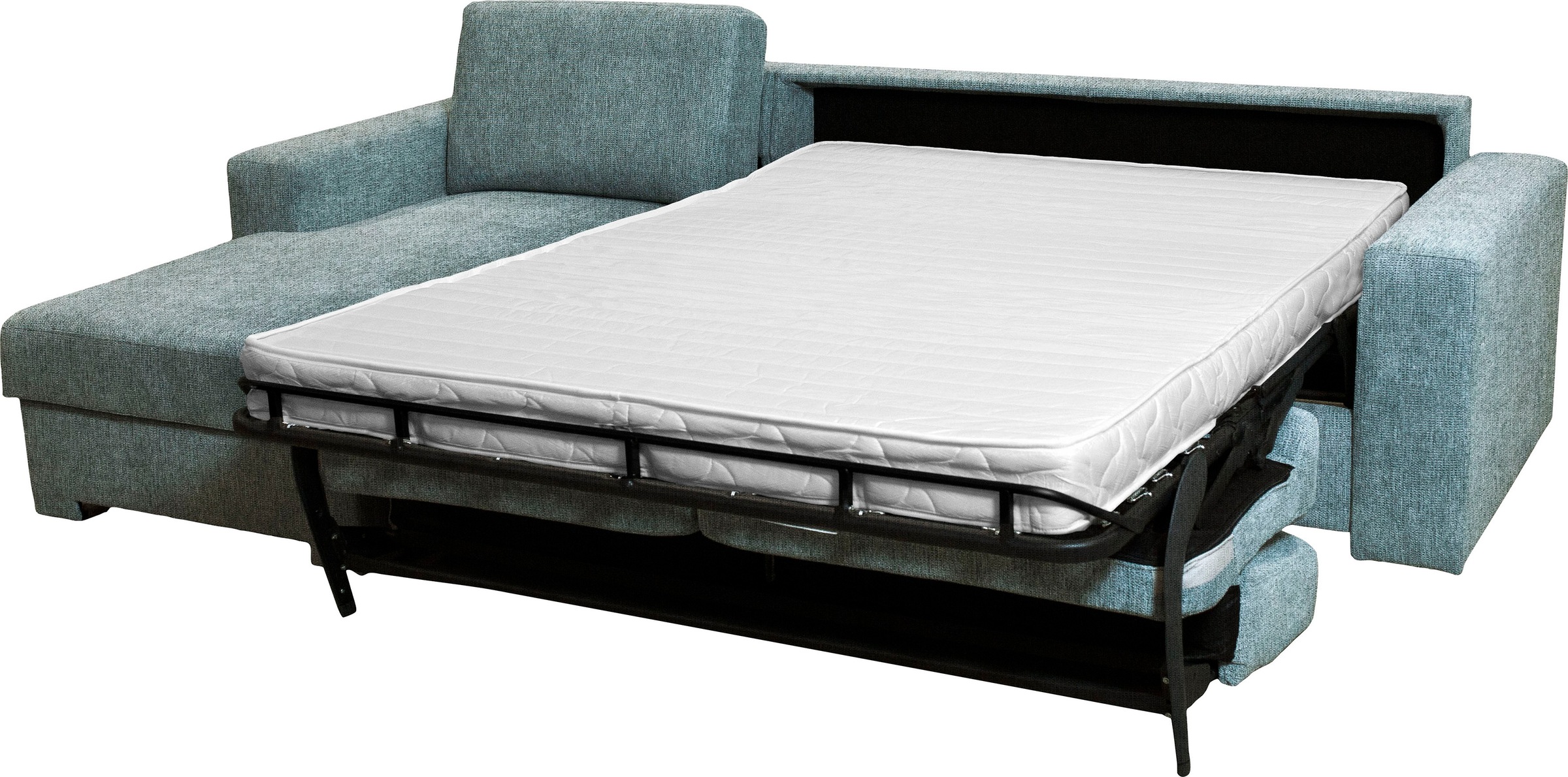 Home affaire Ecksofa »Roma "M" Matratzenhöhe 14 cm, Dauerschlaffunktion, mit Unterfederung,«, Liegemaße ca 143x198 cm, L-Form