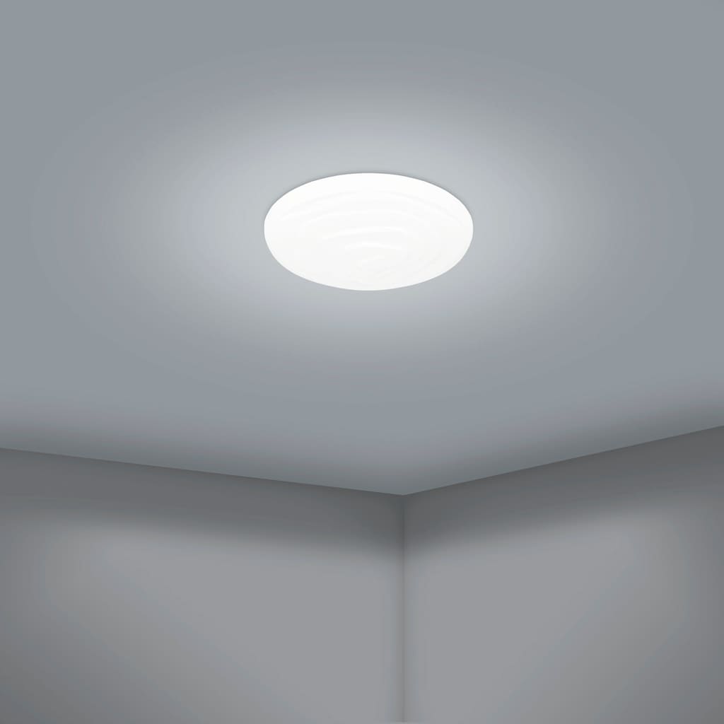 EGLO LED-Deckenleuchte »BATTISTONA« in weiß aus Stahl / inkl. und inkl. LED fest integriert - 4 x 2,9Watt und 4 x 1,45  Watt, Durchm. ca. 38 cm