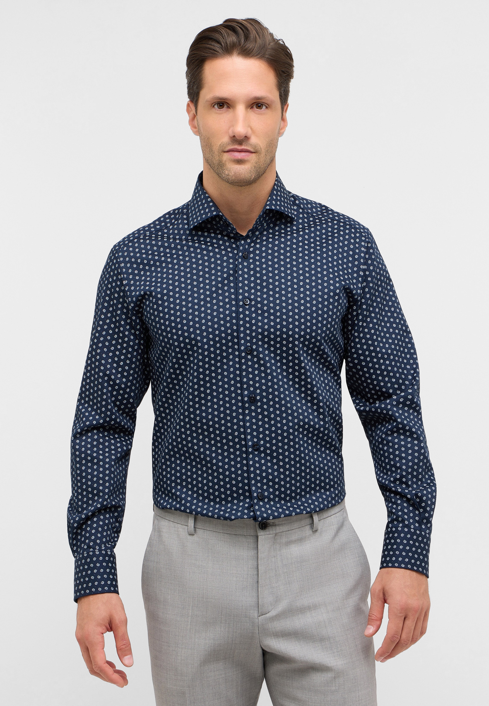 Eterna Langarmhemd »MODERN FIT« NON IRON (bügelfrei)