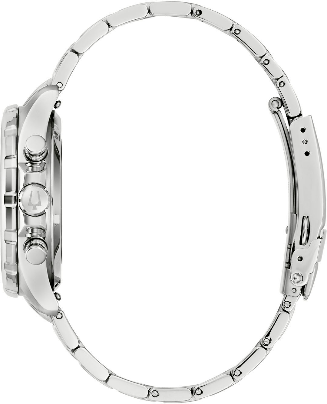 Bulova Chronograph »Marine Star Series B« Quarzuhr, Armbanduhr, Herrenuhr, Edelstahlarmband, analog