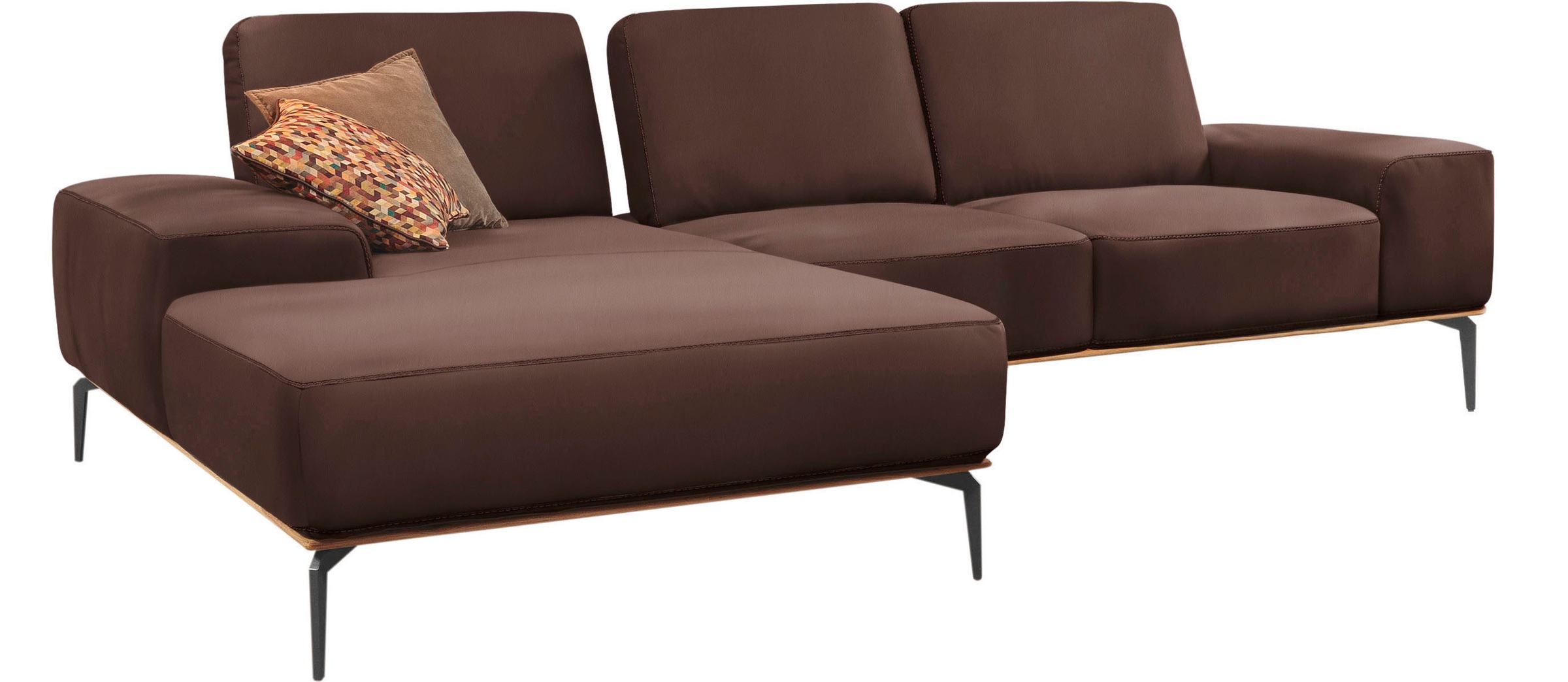 W.SCHILLIG Ecksofa "run, Designsofa mit tollem Sitzkomfort, bequem, L-Form" günstig online kaufen