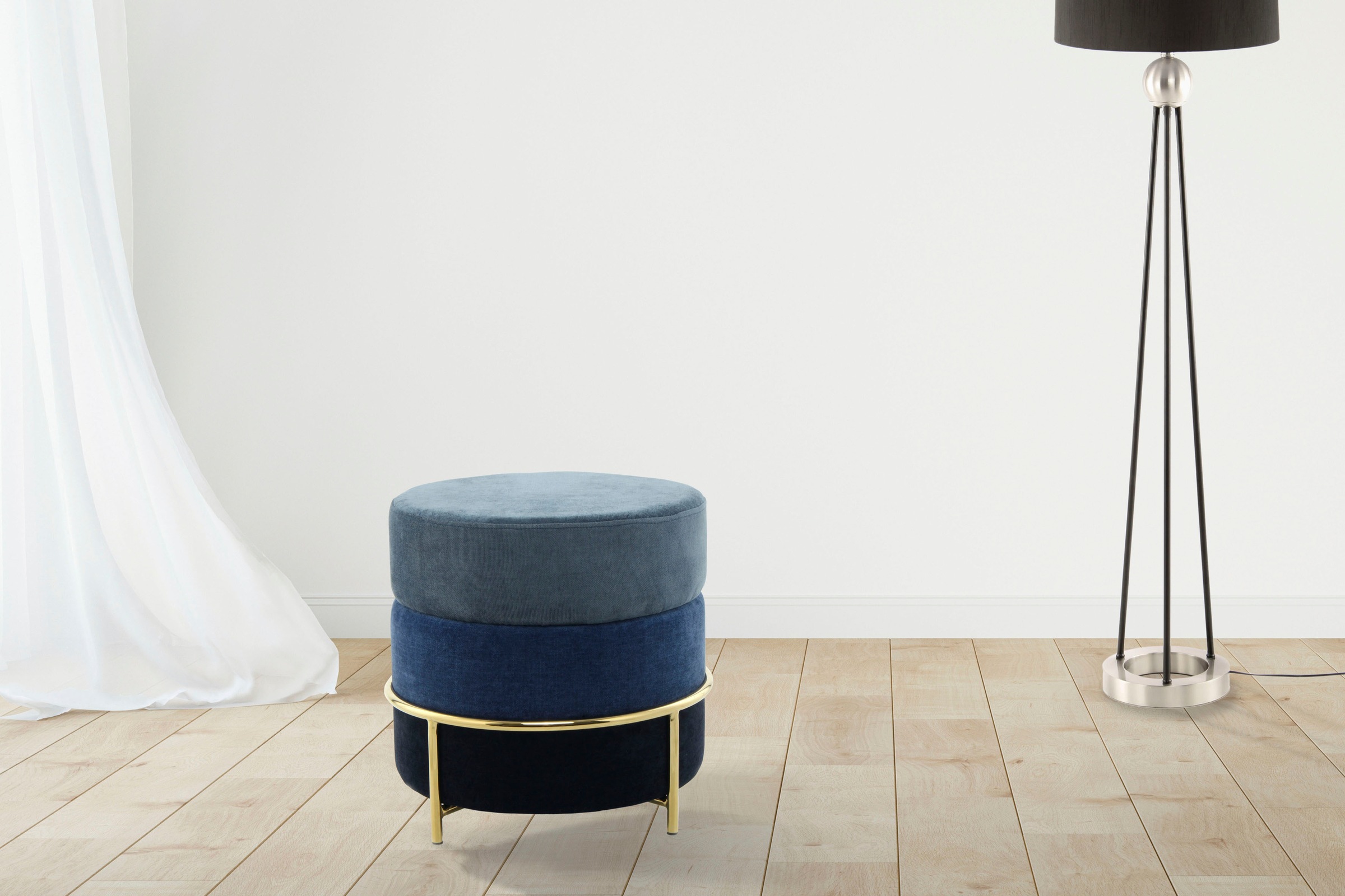 Kayoom Sitzhocker »Hocker Matilda 225, Komfortable runde Form, Gemütlicher günstig online kaufen