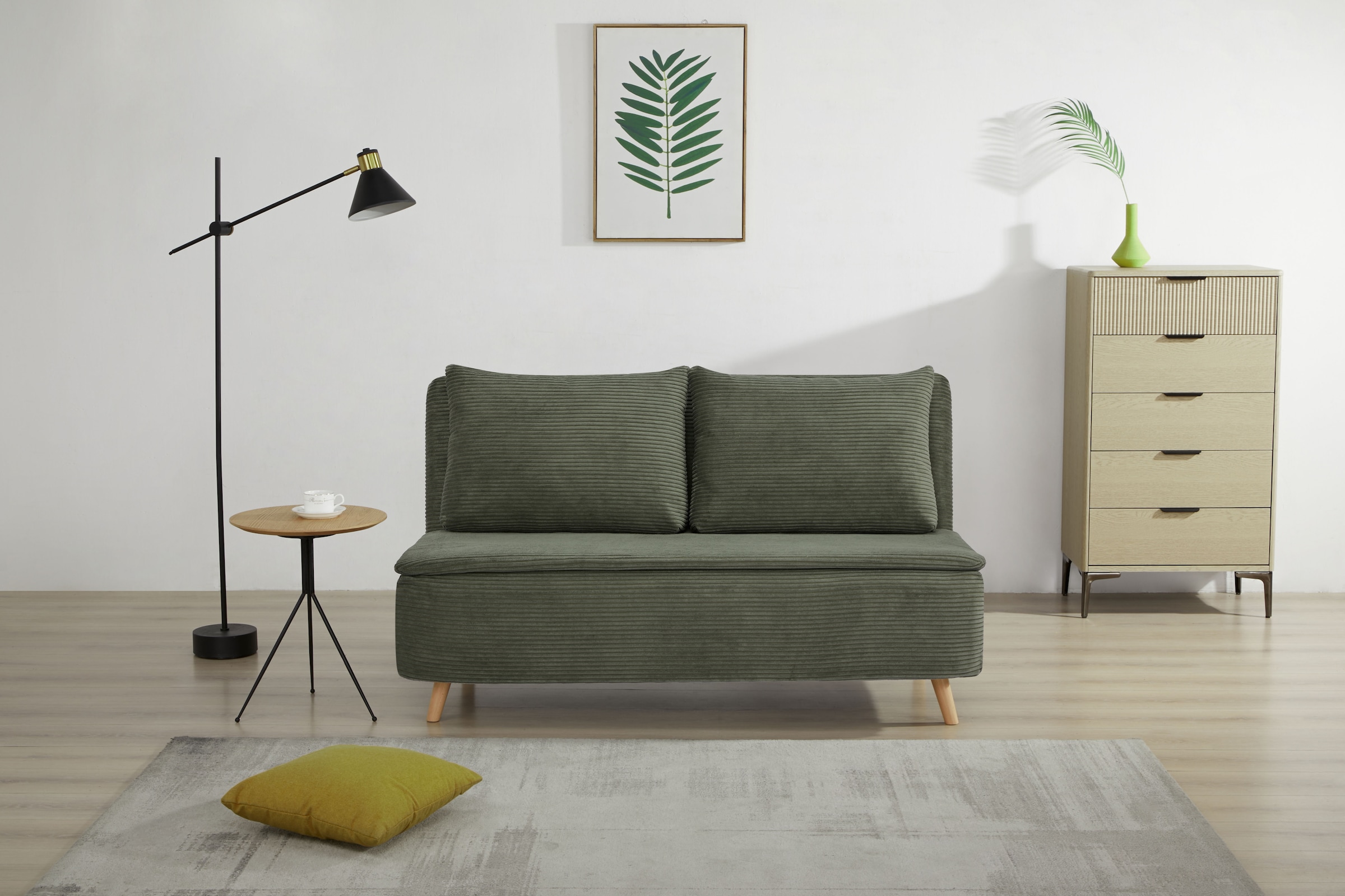 INOSIGN 2-Sitzer »AINSLEY 140 cm, Schlafsofa«, Verstellbare Rückenlehne und günstig online kaufen