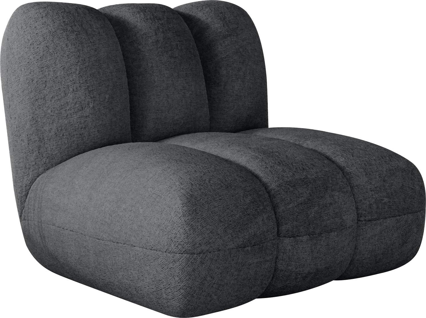 LeGer Home by Lena Gercke Sessel »Priya Loungesessel, moderne Steppung, auch in Bouclé«, perfektes Einzelstück, gemütlich und modern, B/T/H: 90/106/84 cm
