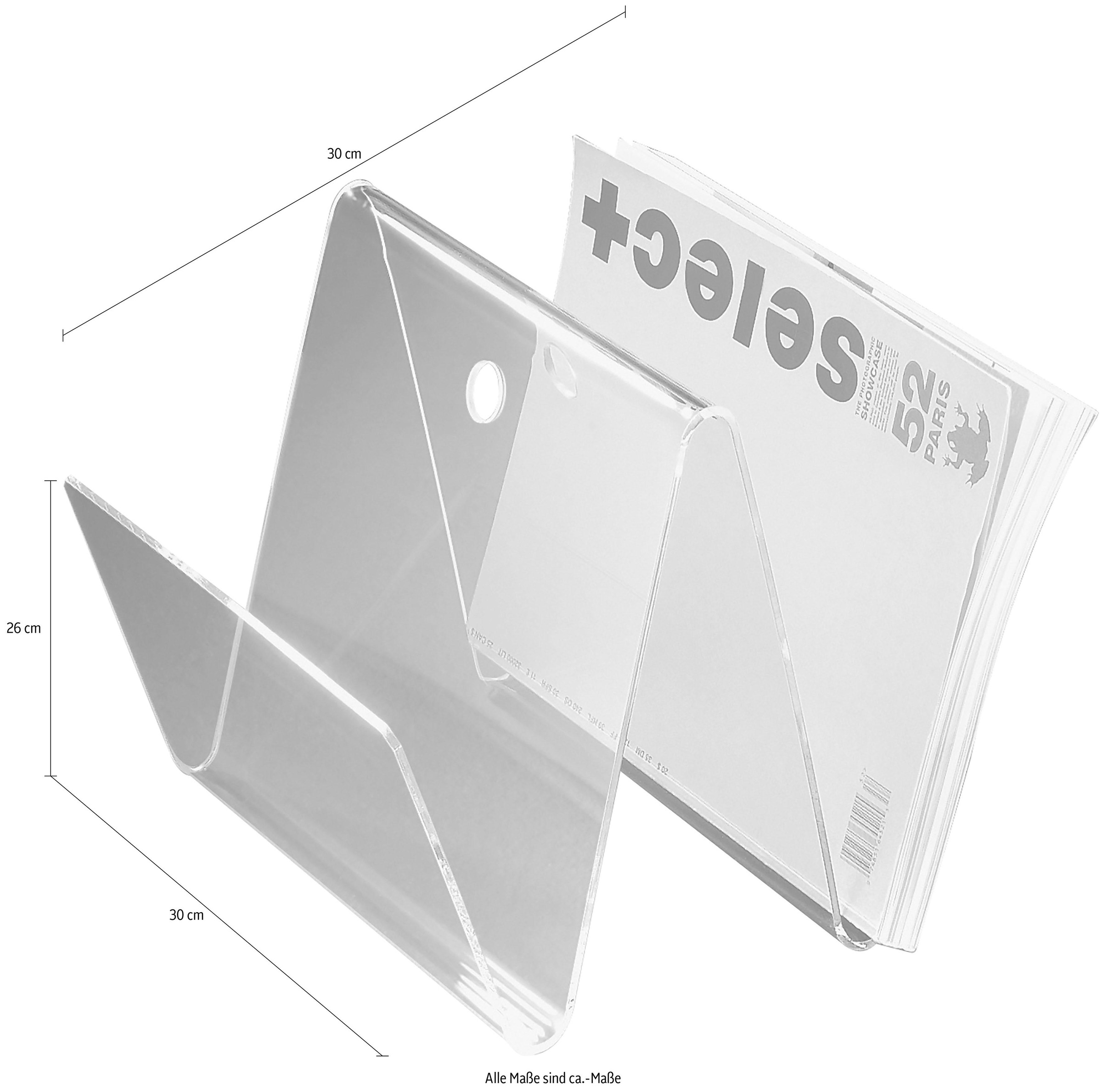 kaufen auf aus Rechnung Acrylglas of Style Zeitungsständer »Remus«, Places