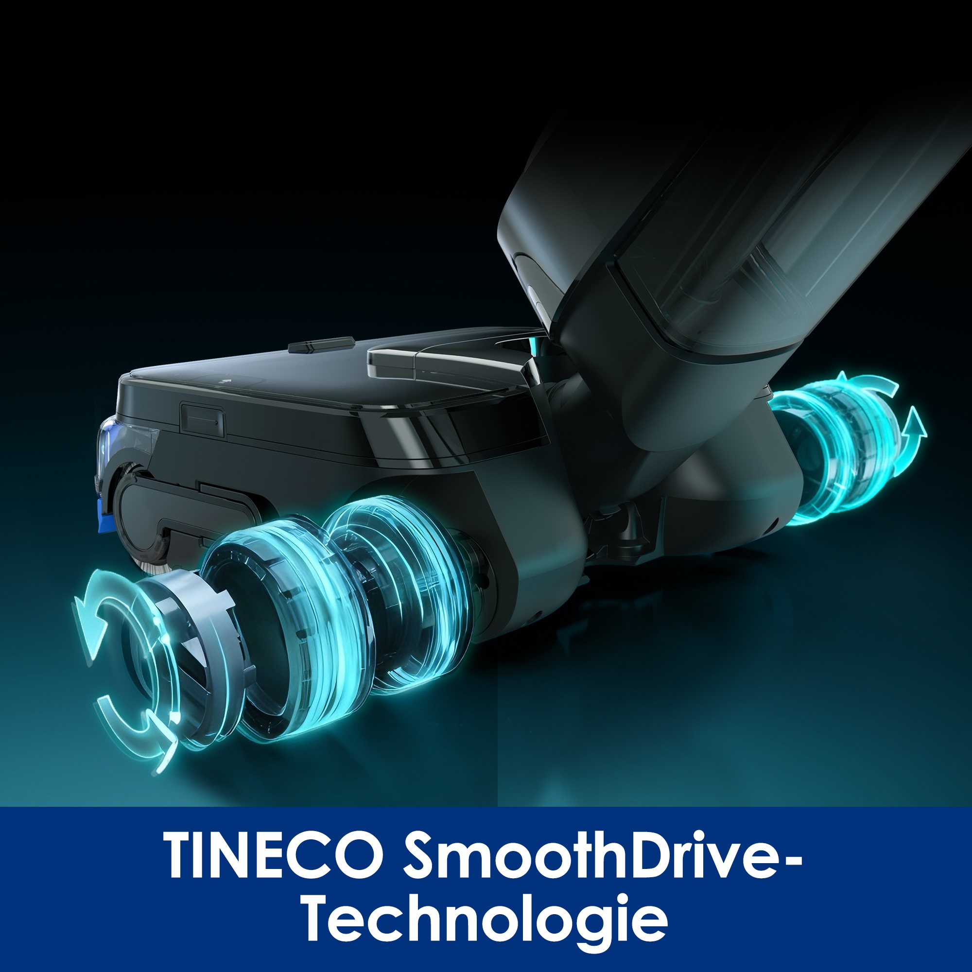Tineco Nass-Trocken-Sauger »FLOOR ONE S9 Scientist Complete, mit Wasserstrahl und Gummiabzieher« bis zu 80min Akkulaufzeit, 85° Grad Trocknung, Selbstantrieb