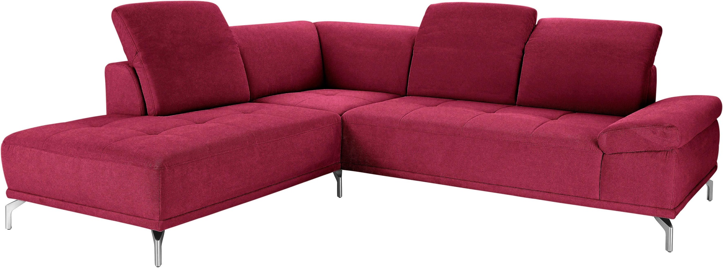 Home affaire Ecksofa »Caluna« Inkl.Sitztiefenverstellung, wahlweise mit Kop günstig online kaufen