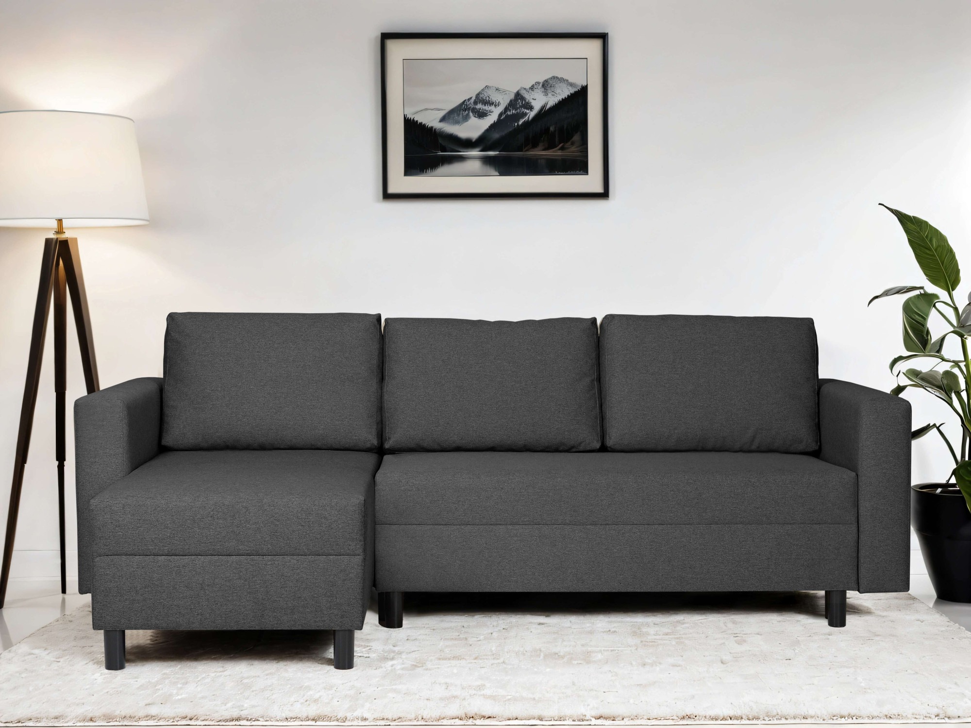 INOSIGN Ecksofa »GLENOE Schlafsofa mit Bettkasten, Recamiere beidseitig mon günstig online kaufen