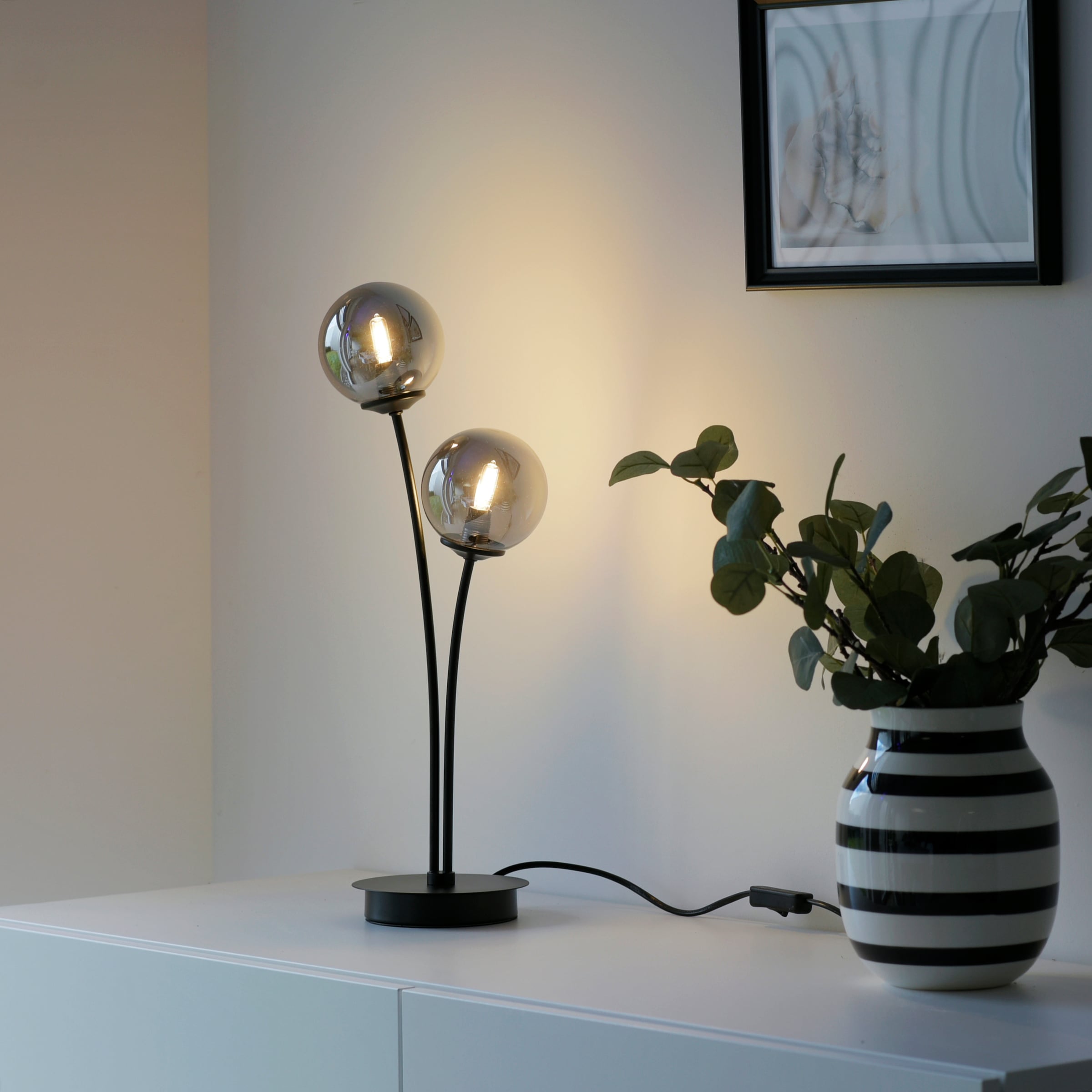 Paul Neuhaus LED Nachttischlampe »WIDOW«, 2 flammig-flammig, Schalter,  Schnurschalter auf Raten kaufen