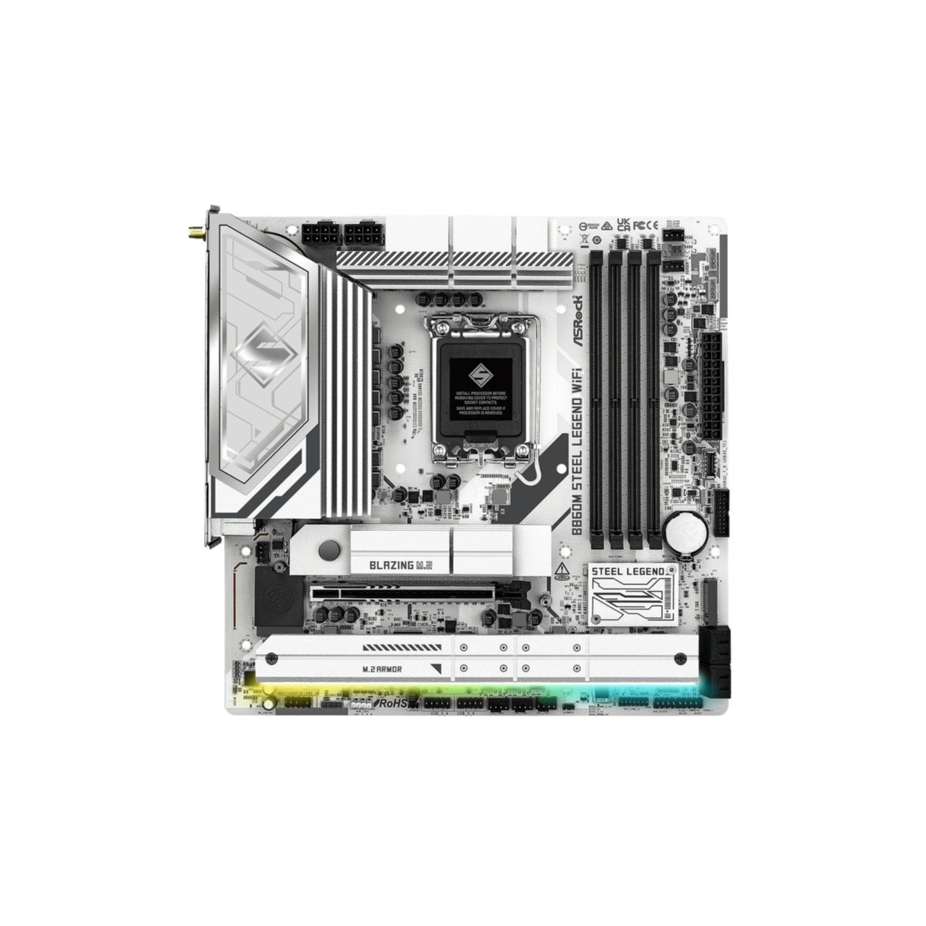 Asrock Mainboard »B860M Steel Legend WiFi«