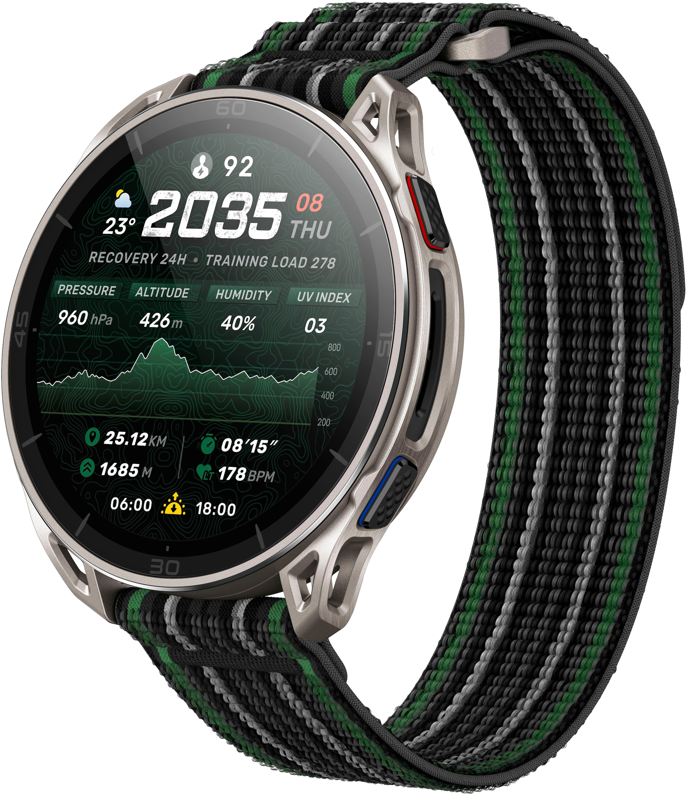 Amazfit Smartwatch »Cheetah 2 Ultra« Amazfit OS