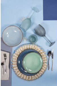 Villa d'Este Weinglas »Happy Hour Ocean«, (Set, 6 tlg.), Gläser-Set, 6-teilig, Inhalt 550 ml