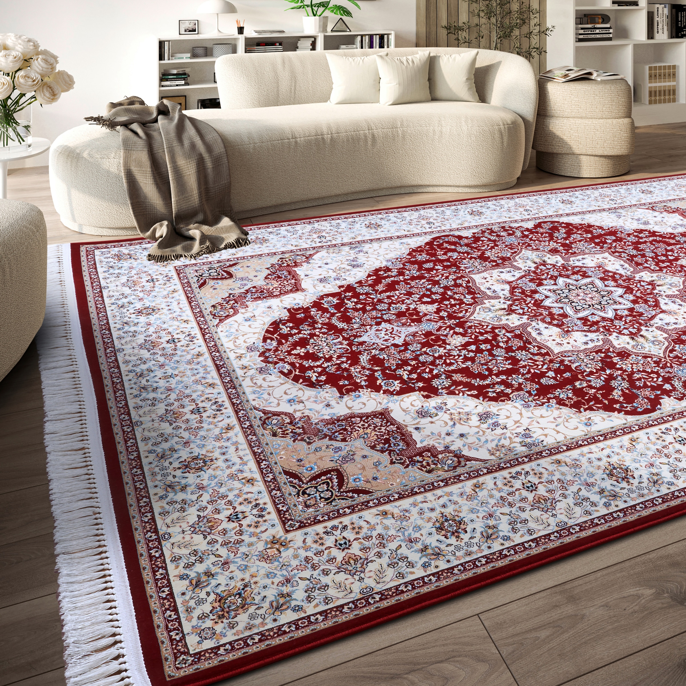 Villeroy & Boch Teppich "Etienne" rechteckig 7 mm Höhe Orientalisch, Franse günstig online kaufen