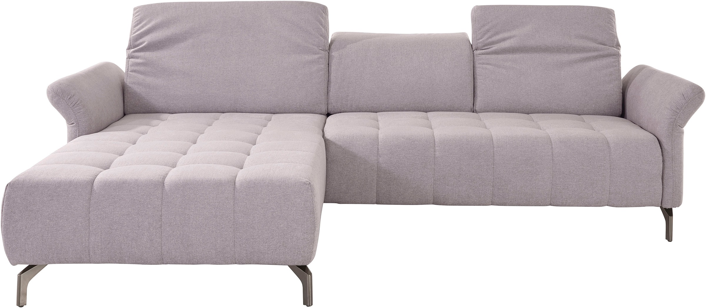 INOSIGN Ecksofa »Fresh L-Form«, Federkern, wahlweise Kopfteilverstellung un günstig online kaufen