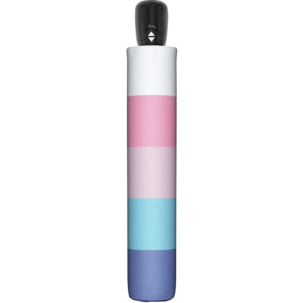 doppler® Taschenregenschirm »modern.ART Magic Mini, Pride cool pastel«