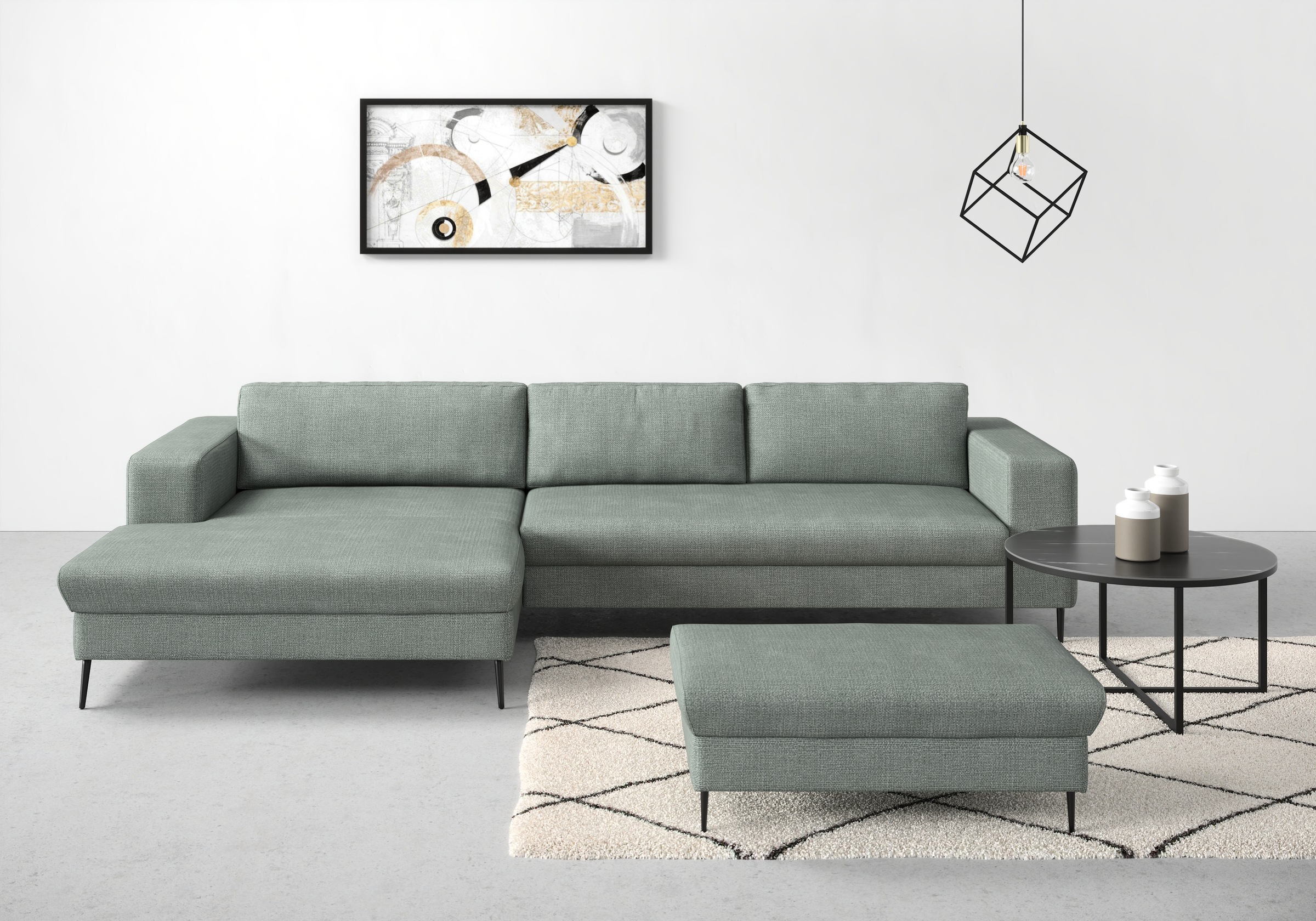 DOMO collection Ecksofa »Modica, zeitlos und elegant, L-Form«, moderne Opti günstig online kaufen