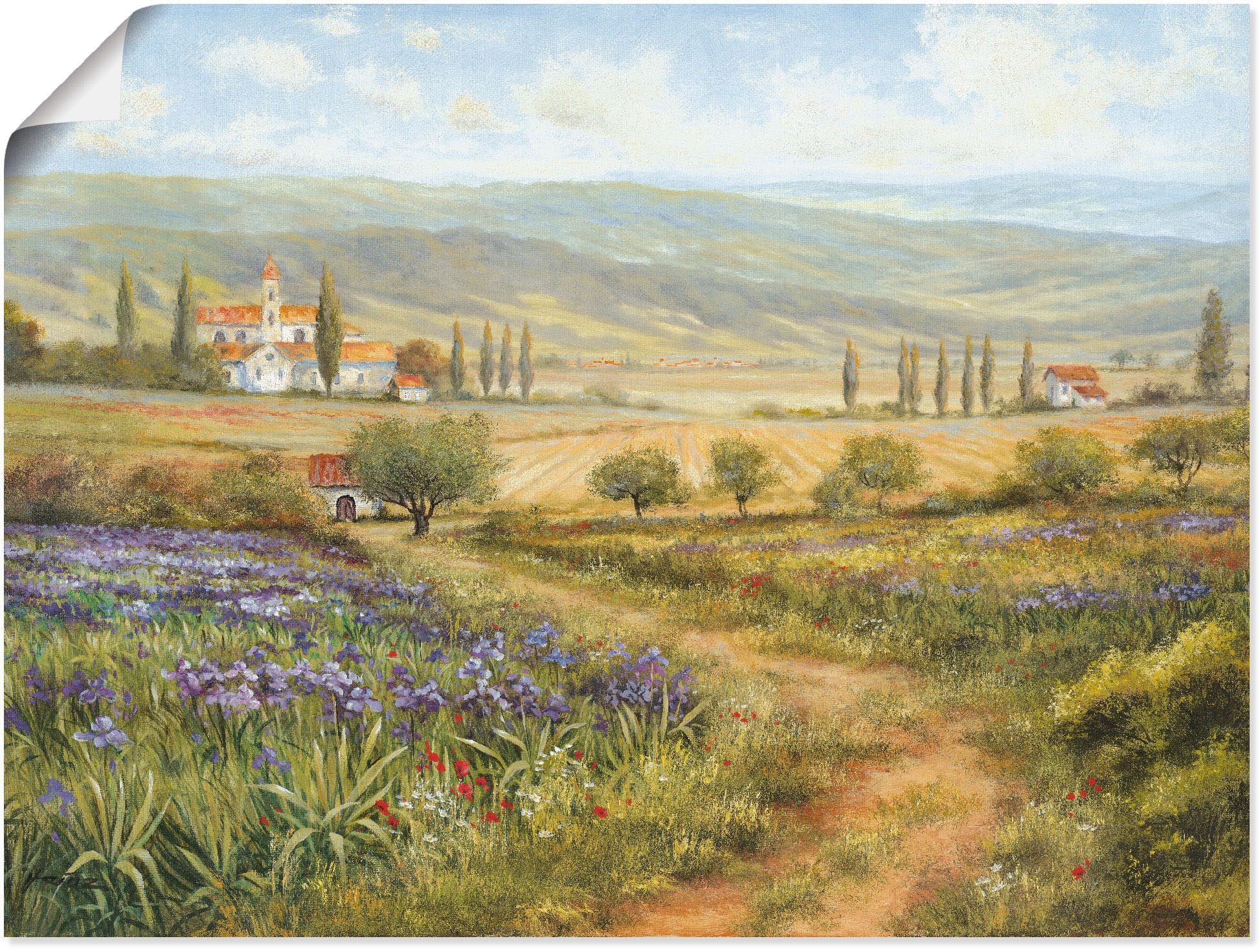 Artland Wandbild »Provence«, Bilder von Europa, (1 St.), als Alubild, Outdo günstig online kaufen