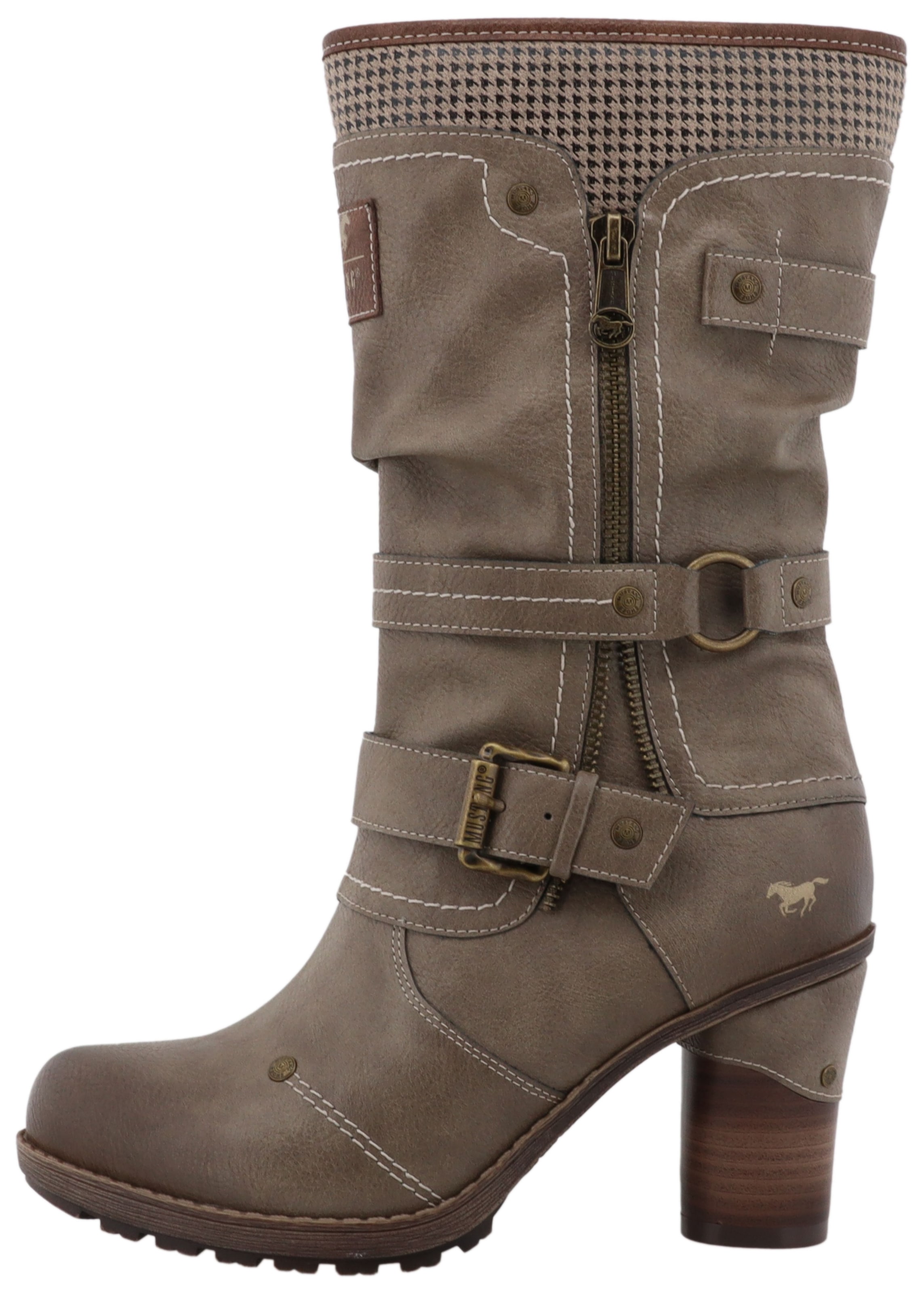 Mustang Shoes Winterstiefel »Palma«  Kurzstiefel, Winterstiefel mit wärmendem Textifutter