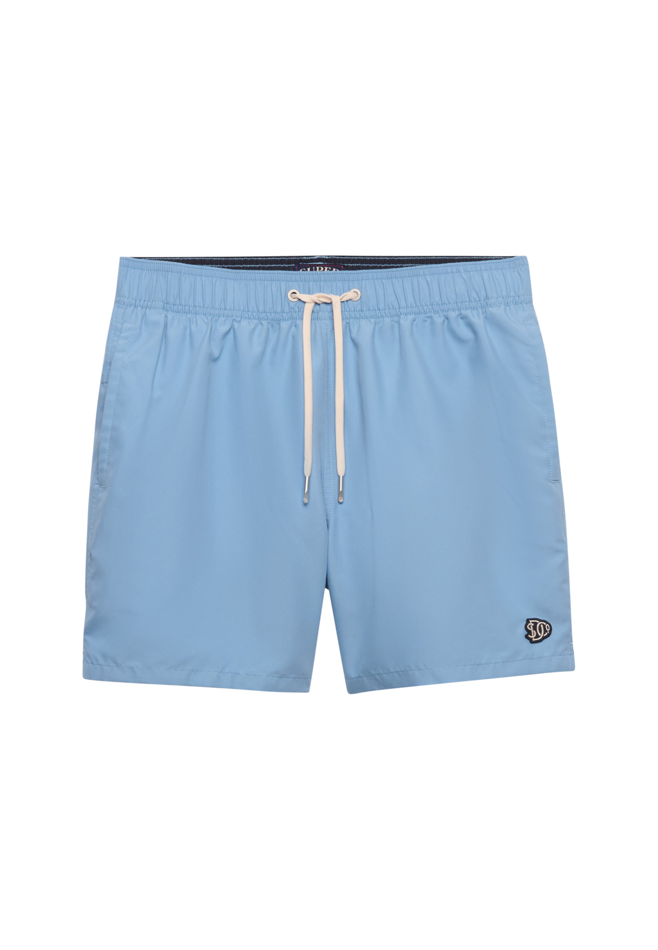 Superdry Badeshorts »EMBROIDERED LOGO 15 SWIM SHORT« aus Polyester, modische Passform, unifarbenes Design, pflegeleicht