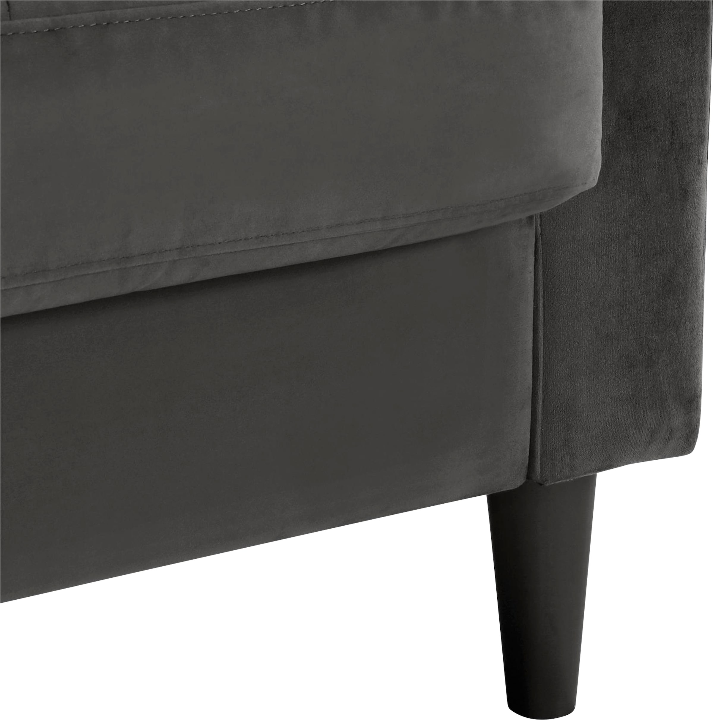 Cosmo Living Ecksofa »Strummer«, Ottomane beidseitig montierbar