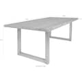 SIT Esstisch »Tops&Tables«, mit rustikaler Tischplatte aus recyceltem Altholz Teak