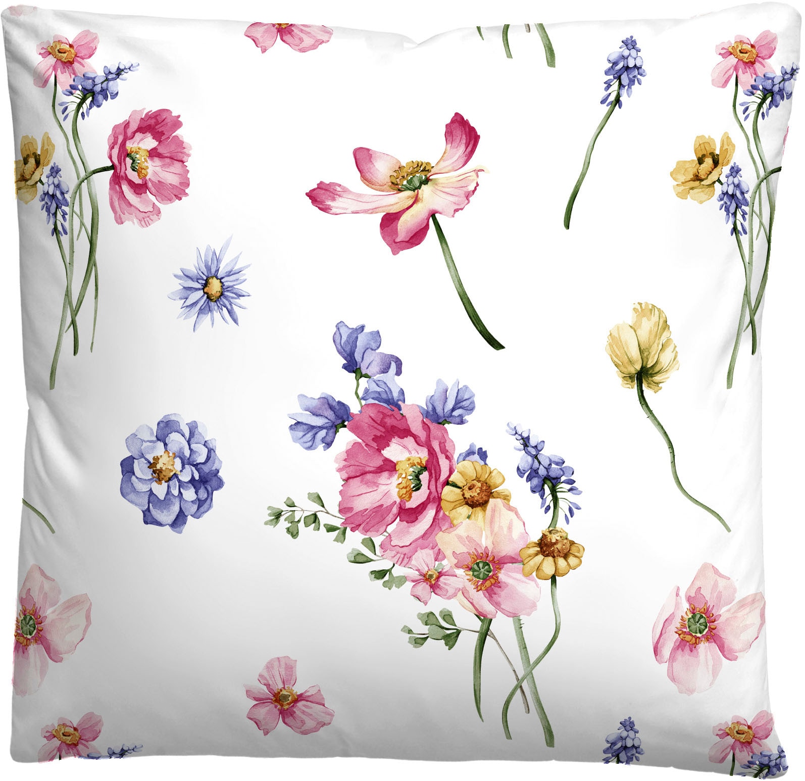 Biberna Bettwäsche »26319« 2 absolut bügelfrei, 100% Baumwolle, mit Reißverschluss, ganzjährig