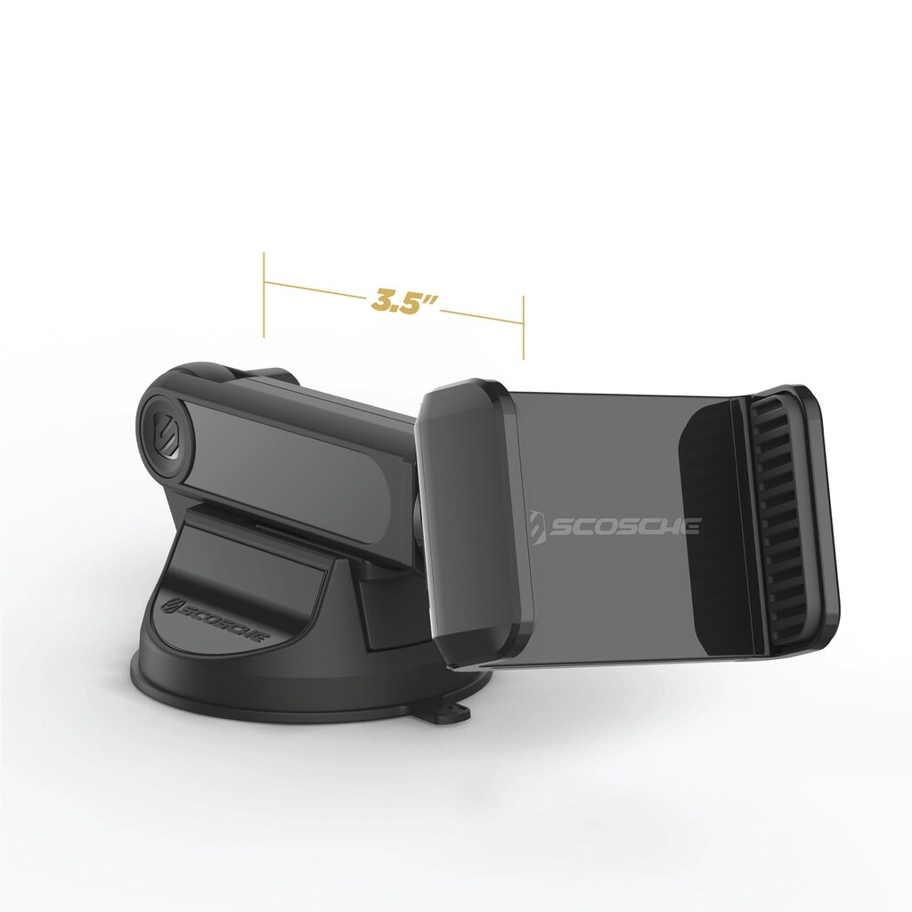 Scosche Handy-Halterung »UH4WDEX2-SP«, Teleskopische Telefon-/GPS-Saugnapfhalterung mit verstellbaren Armen