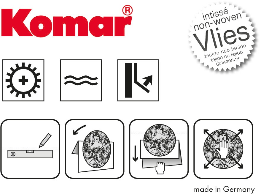 Komar Wandtattoo »selbstklebendes Vlies - Mickey Oh Boy - Größe 125 x 125 cm«, (1 St.), rund und selbstklebend