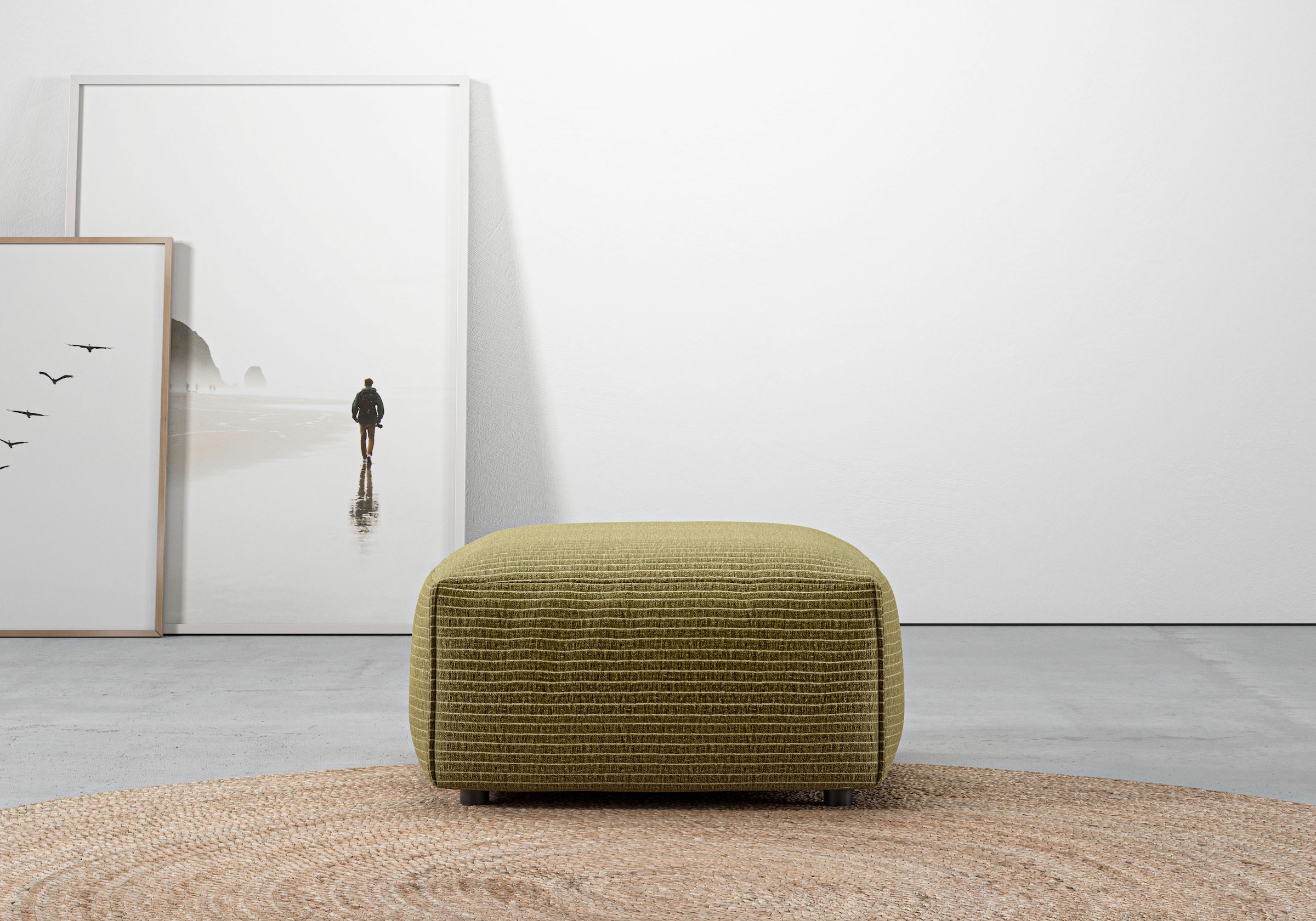 Home affaire Hocker »Glimminge auch in Breitcord, Feincord und Easy care-Be günstig online kaufen