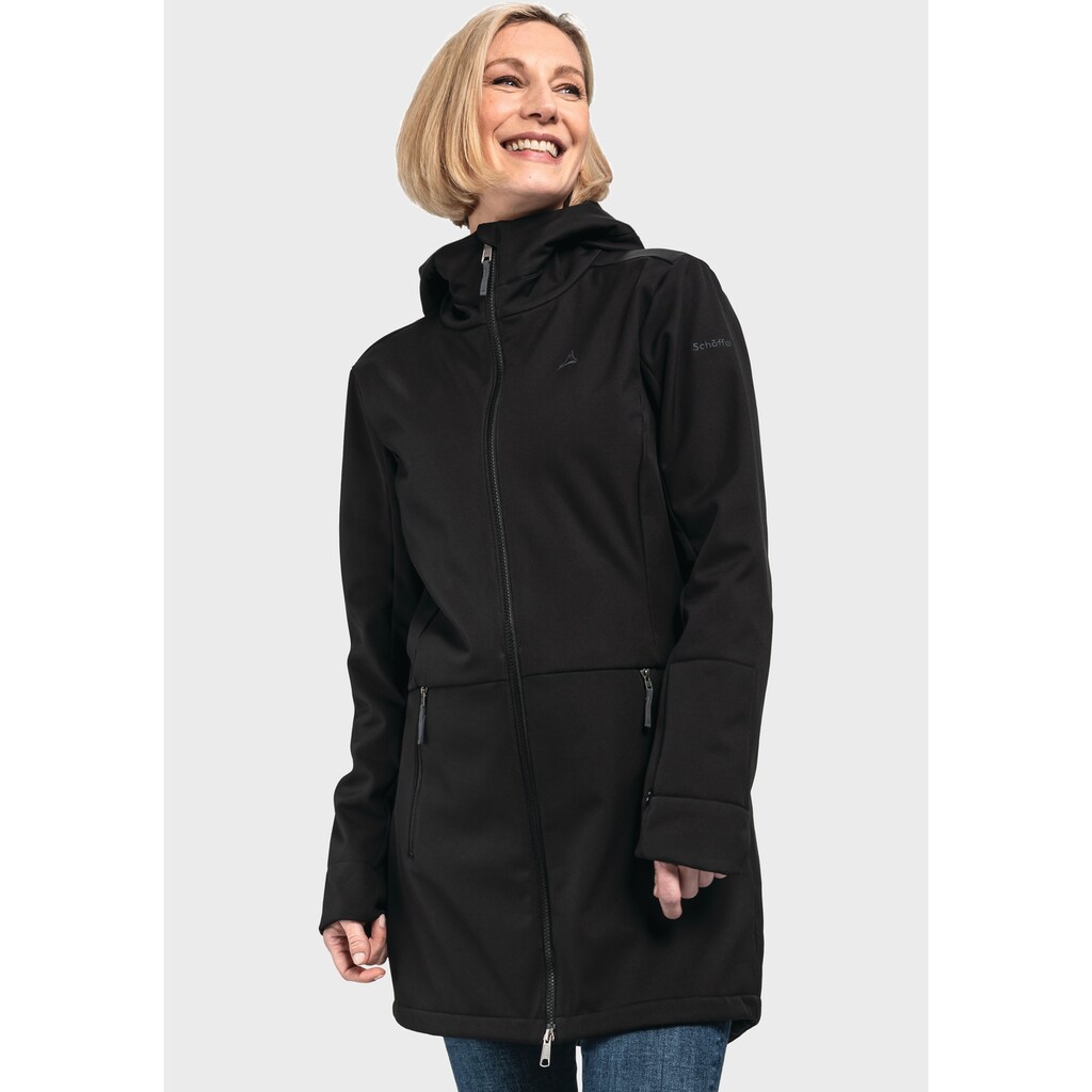 Schöffel Parka »Softshell Coat Essex L«, mit Kapuze