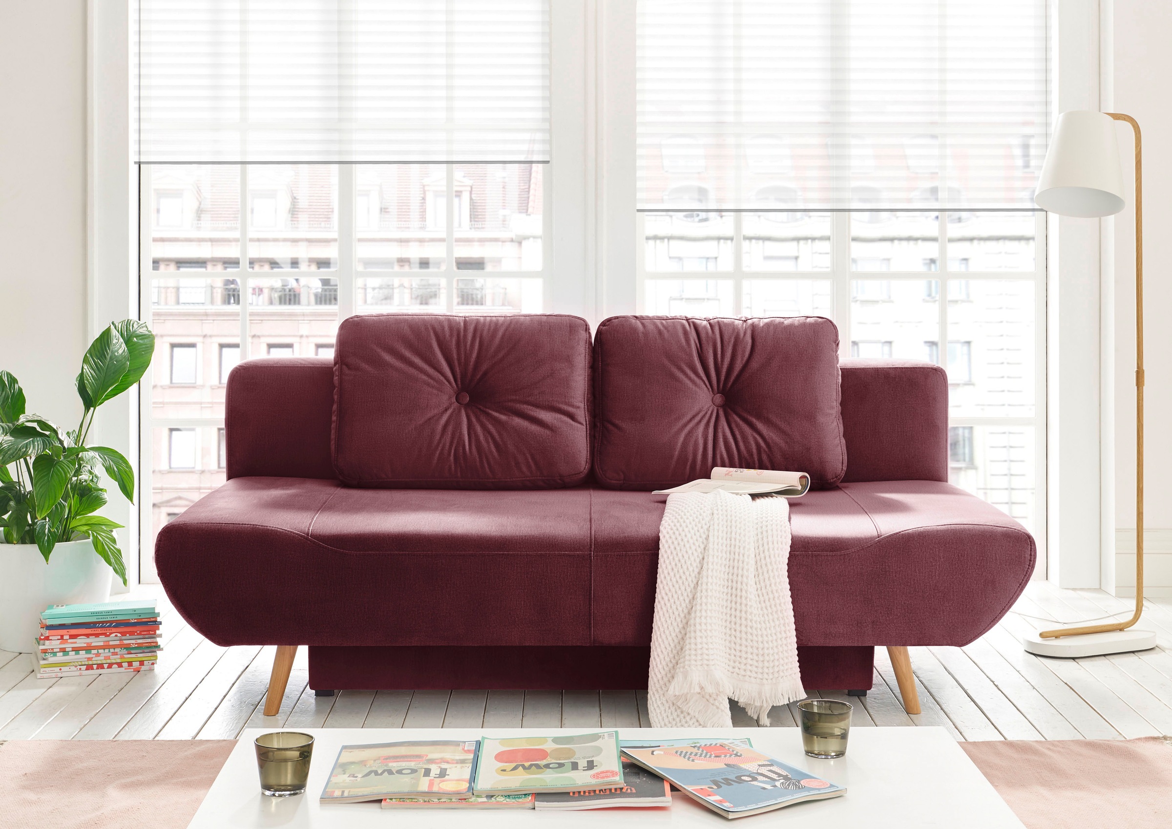 andas Schlafsofa »Segmon«, einfach in ein bequemes Bett umwandeln, inklusiv günstig online kaufen
