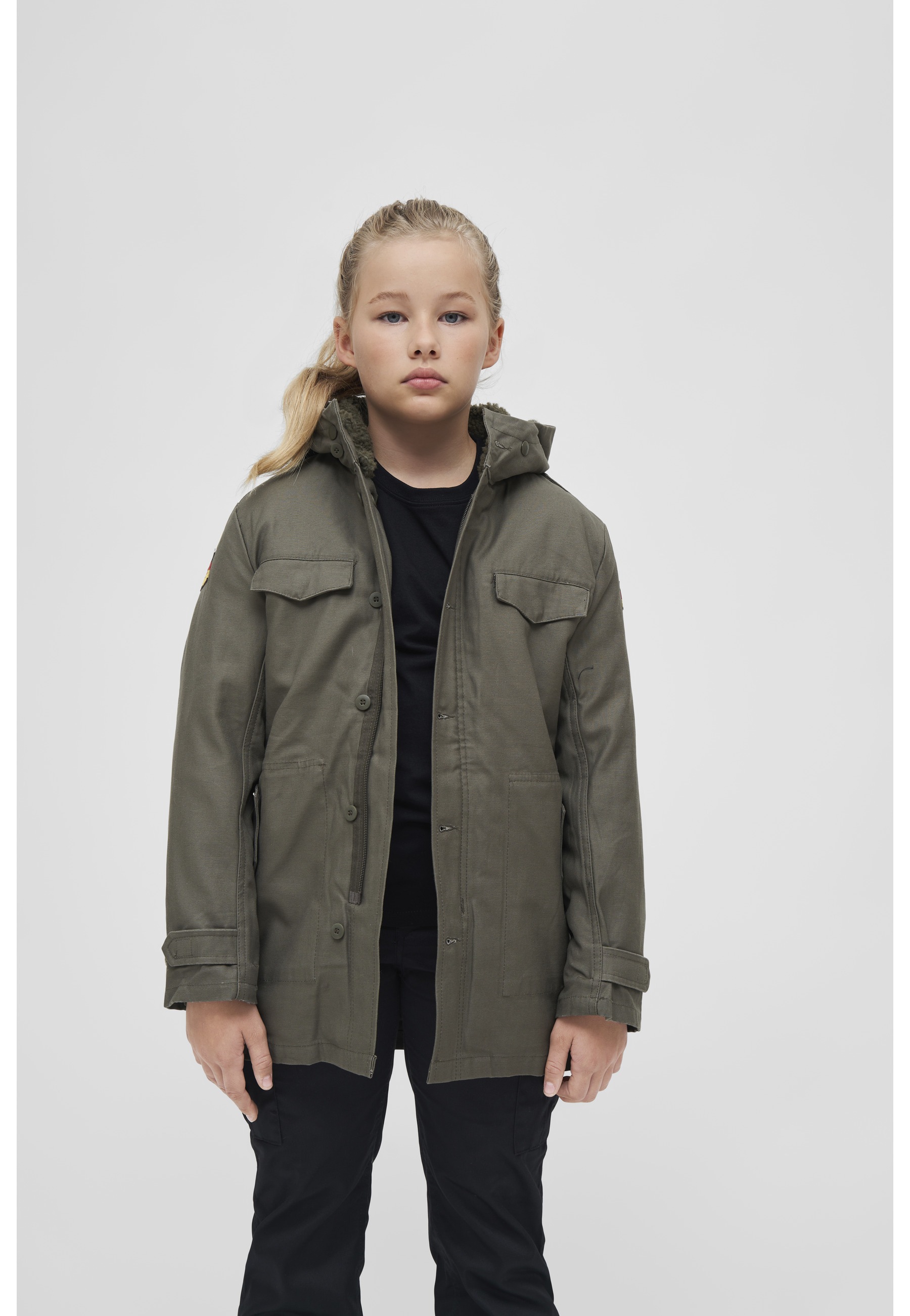 Brandit Parka »Brandit Herren Kids BW Parka« 1 Stk. tlg. mit Kapuze