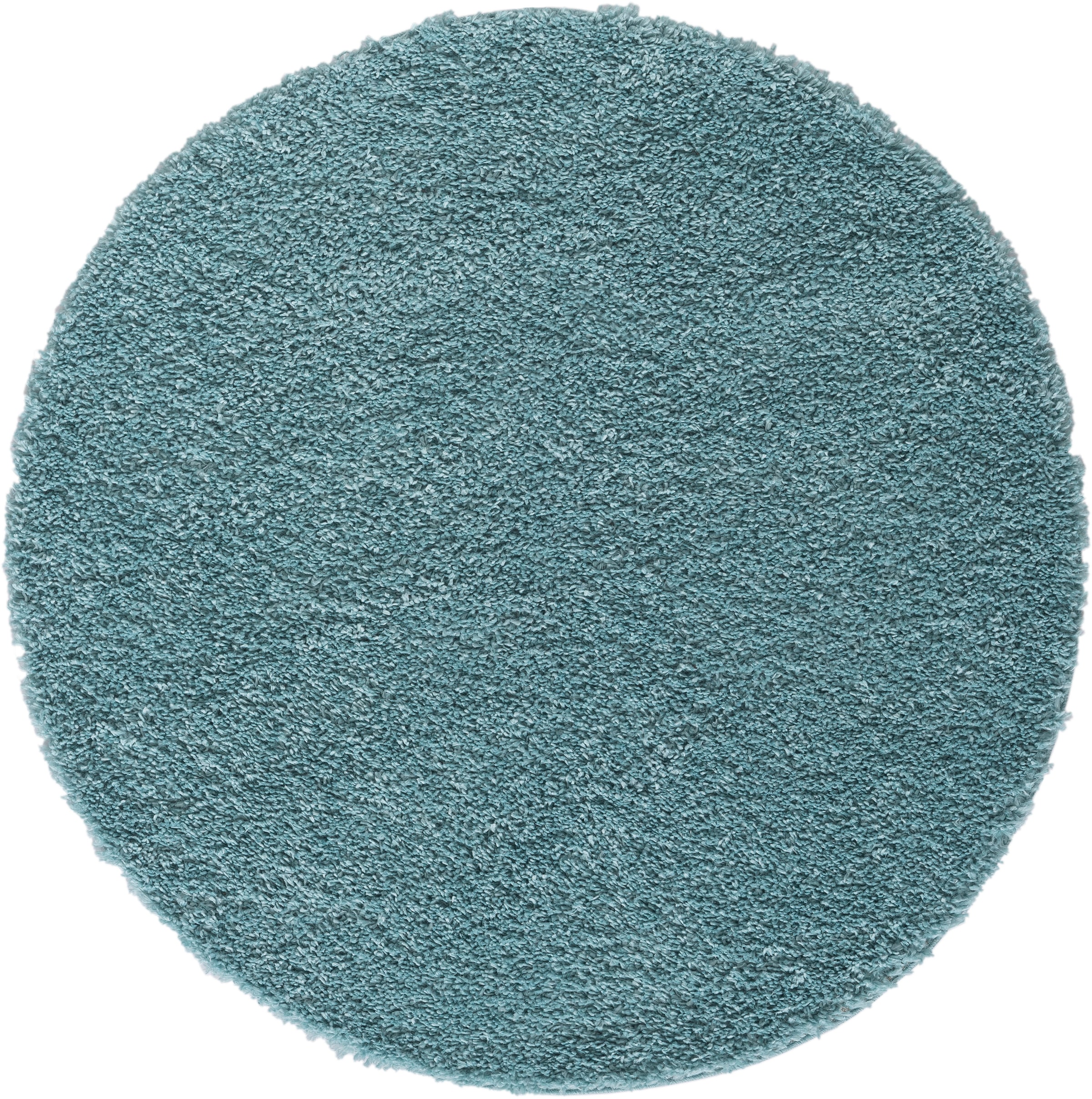 Myflair Möbel & Accessoires Hochflor-Teppich »My Shaggy«, rund, 37 mm Höhe, Shaggy, Uni Farben, leicht glänzend, Microfaser, extra flauschig