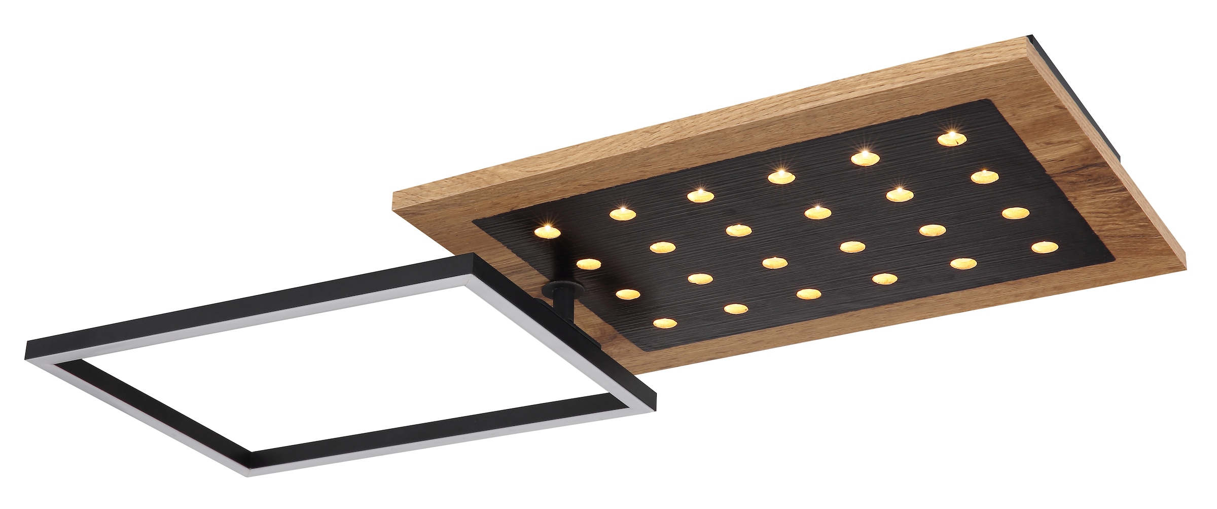 GLOBO LIGHTING LED Deckenleuchte »JIMBO« LED-Modul Warmweiß Deckenlampe/Wohnzimmer/Schlafzimmer/modern